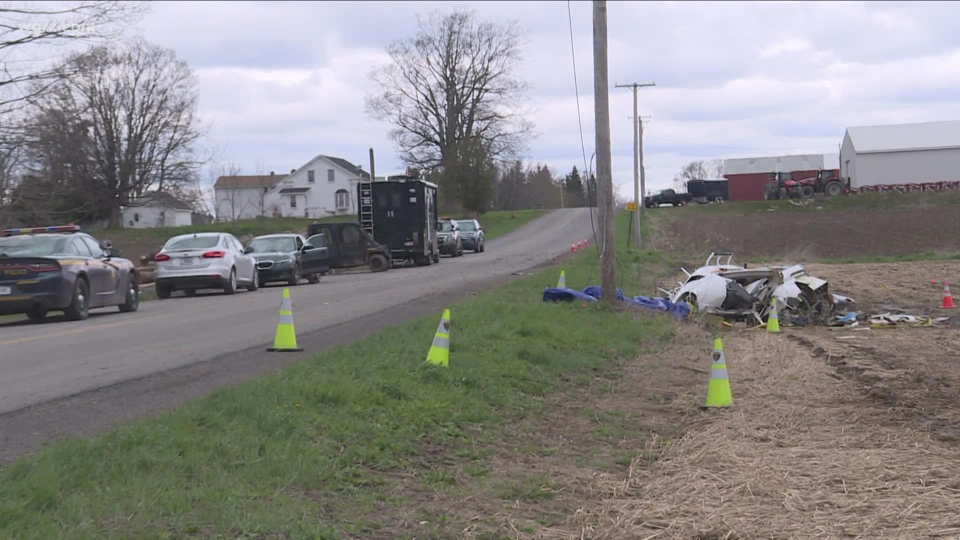 The investigation continues in Genesee County into what caused a Mercy Flight helicopter to come crashing down, killing two people on board.