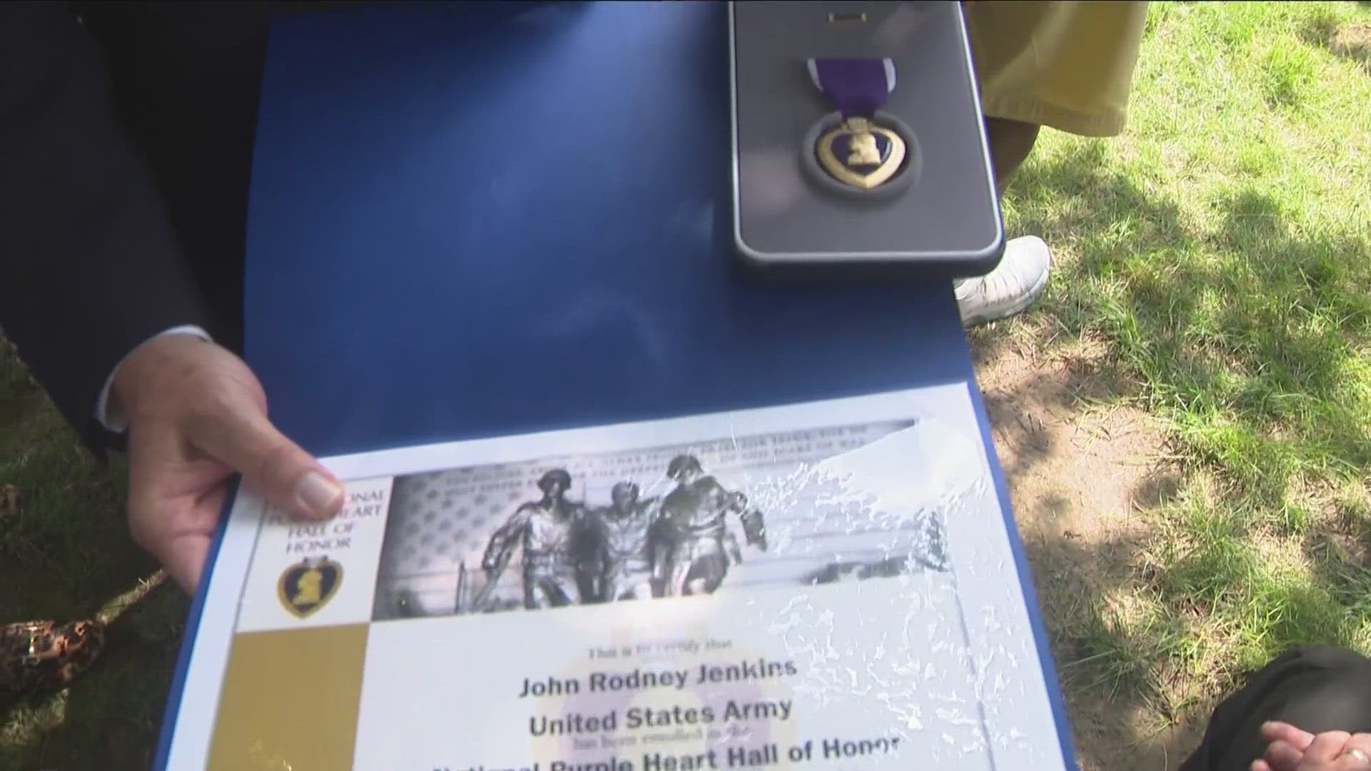 medals were presented to Vietnam war veteran John Jenkins the family of World War two veteran Florian Fenclau and the family of Joseph Urbanczyk