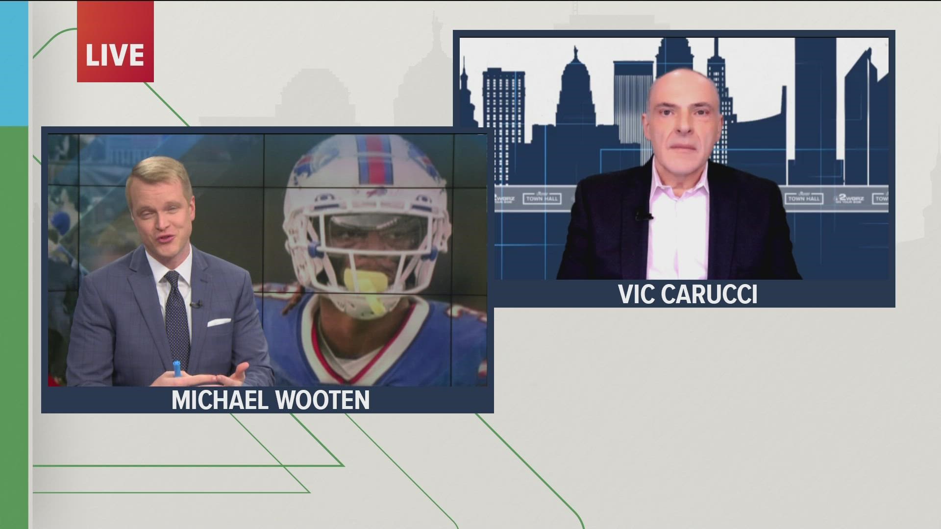 WGRZ Bills/NFL Insider Vic Carucci talks about Damar Hamlin's health and the Bills' game in the regular-season finale against the New England Patriots.