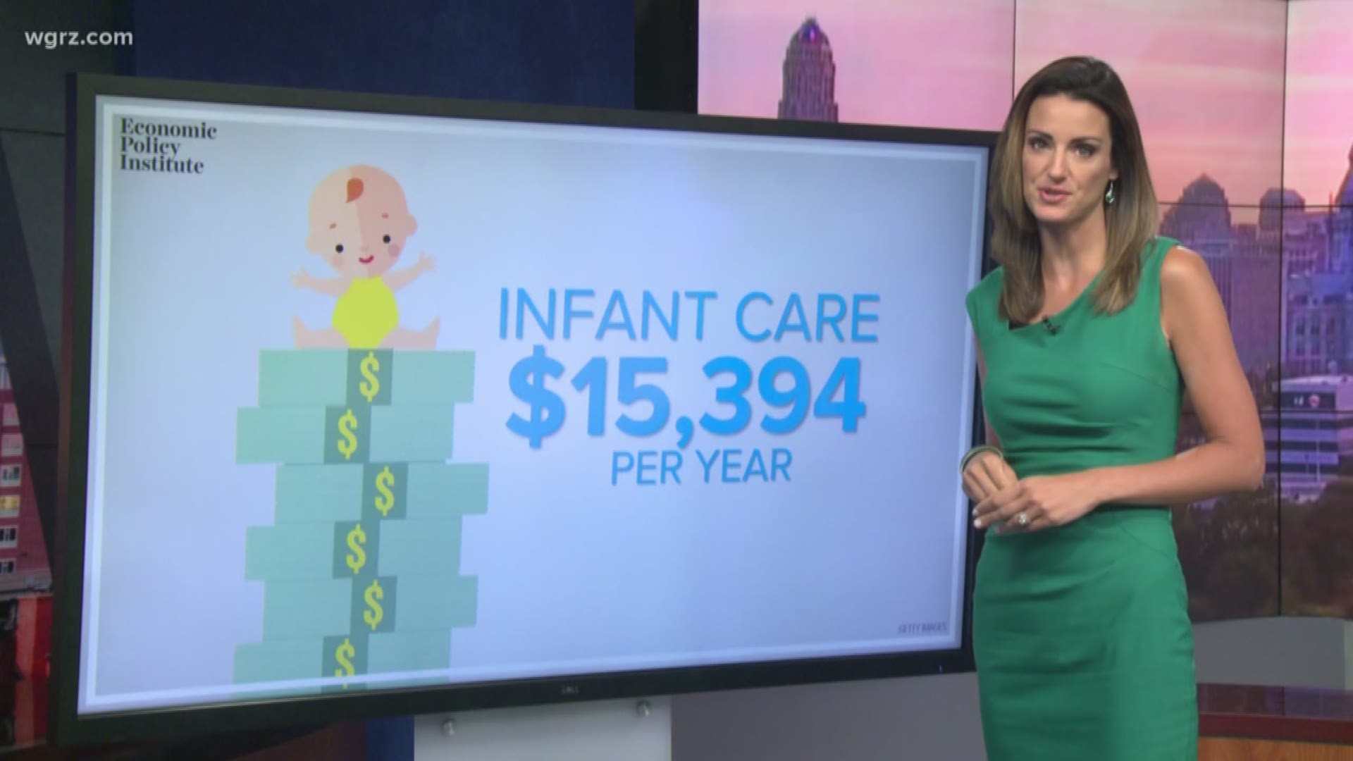 The Economic Policy Institute discovered care for an infant costs, on average, more than $15,000 per year.