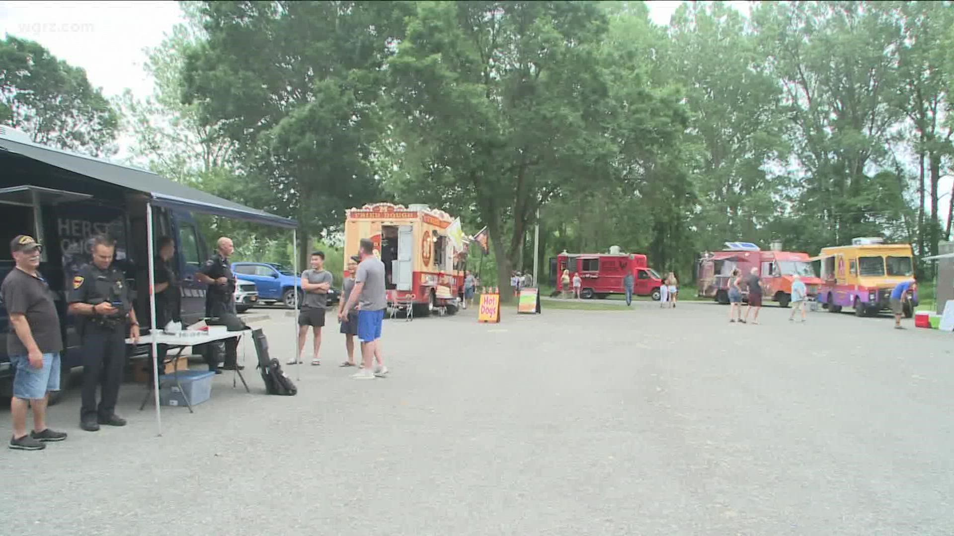 today the summer food truck season is wrapping up in Amherst, they'll end the season at the Senior Center on Audubon Parkway.
