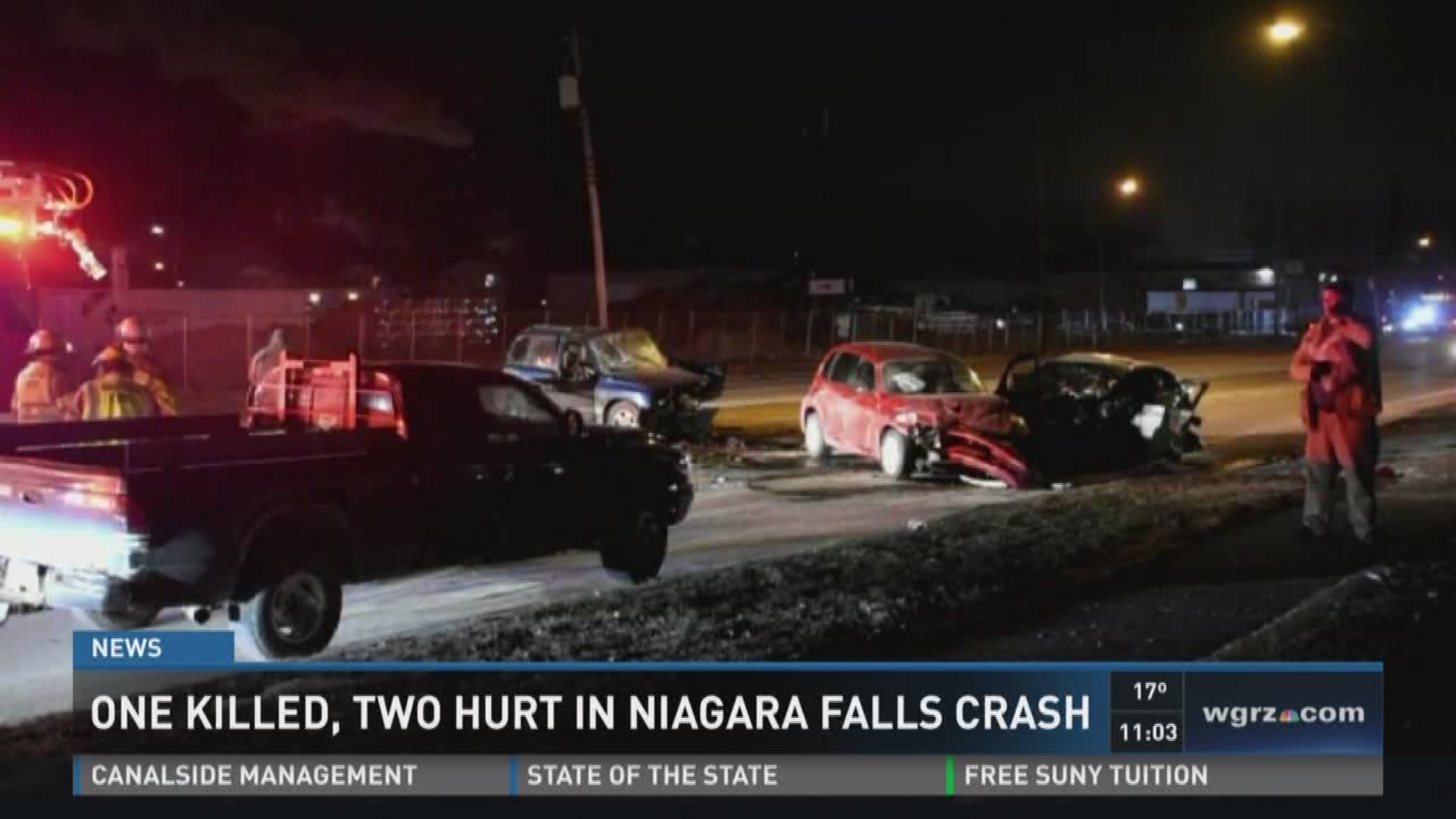 One killed, two hurt in Niagara Falls crash