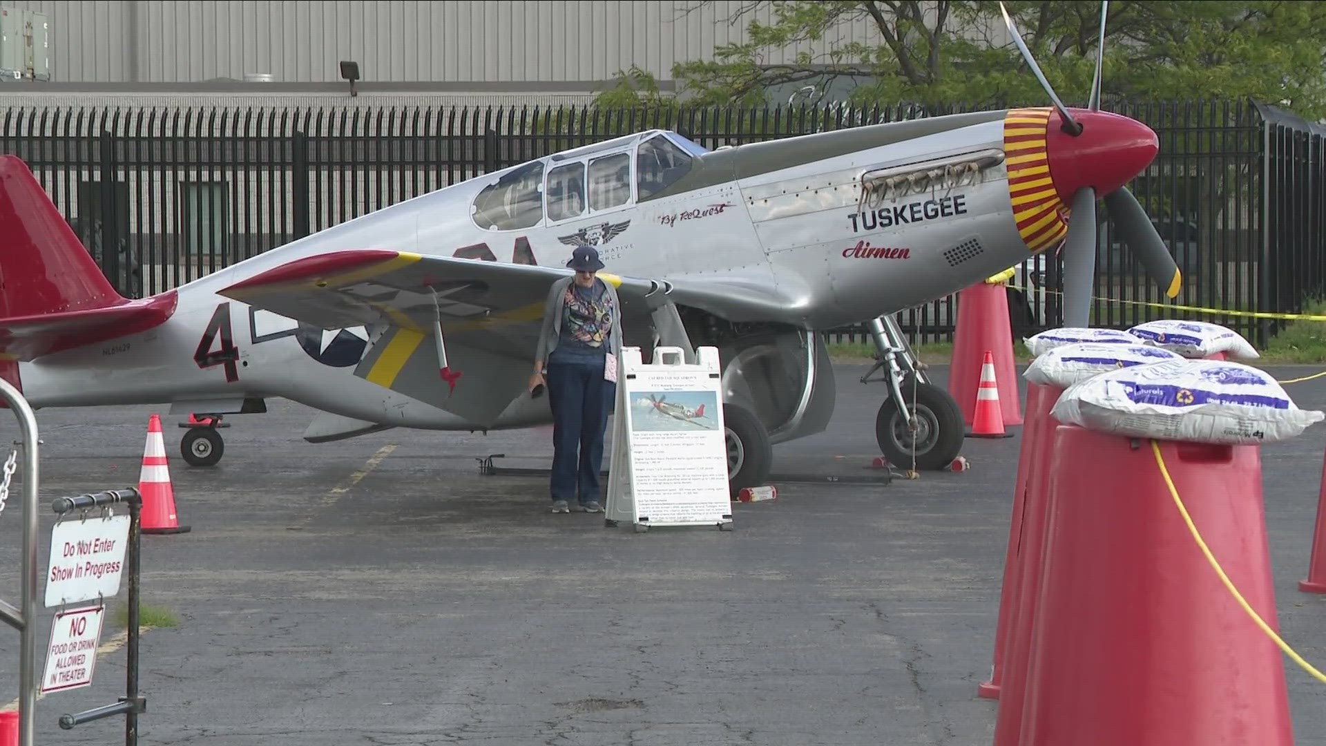 The Commemorative Air Force brought it's Rise Above exhibit to Buffalo to share a message of overcoming adversity