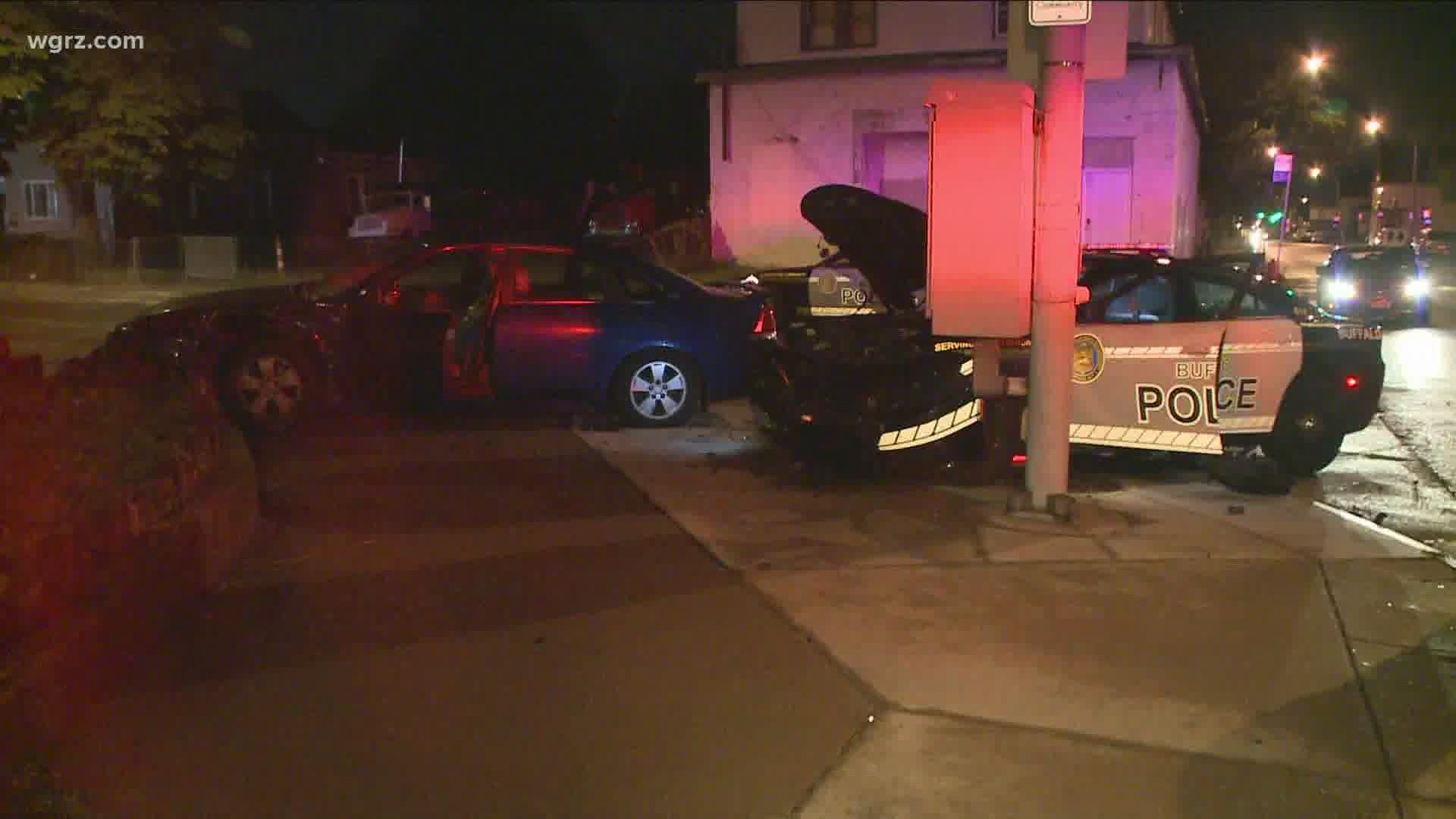 Crash Involving Buffalo Police Cruiser Sends Person To The Hospital