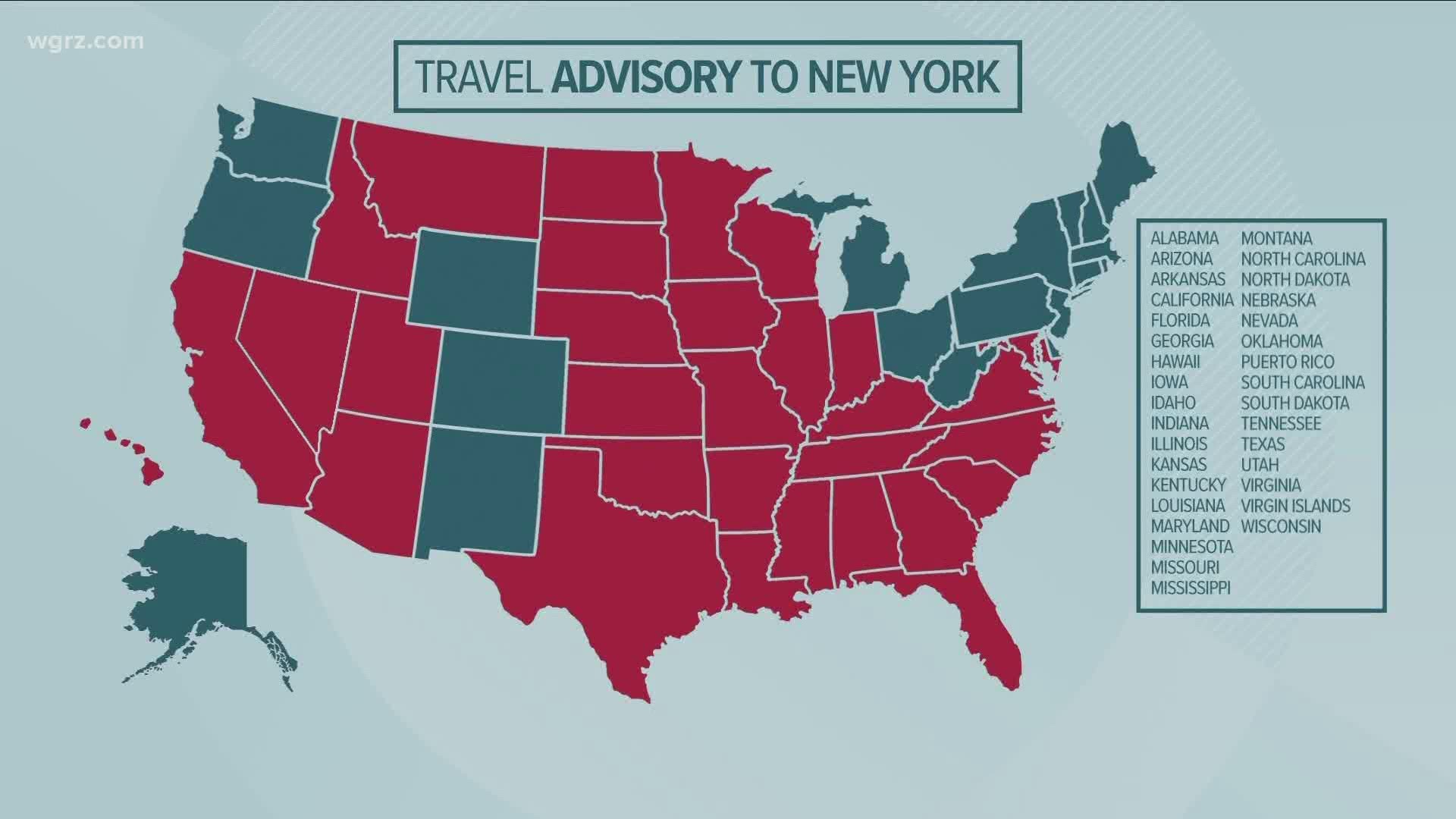 A WOMAN FROM ARIZONA WHO WANTED TO FLY TO BROOKLYN CLAIMED THE TRAVEL ADVISORY IS UNCONSTITUTIONAL... VIOLATING HER RIGHT TO TRAVEL.