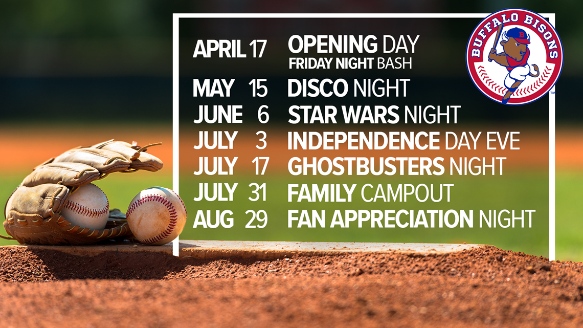 Bisons reveal 2020 promotional schedule