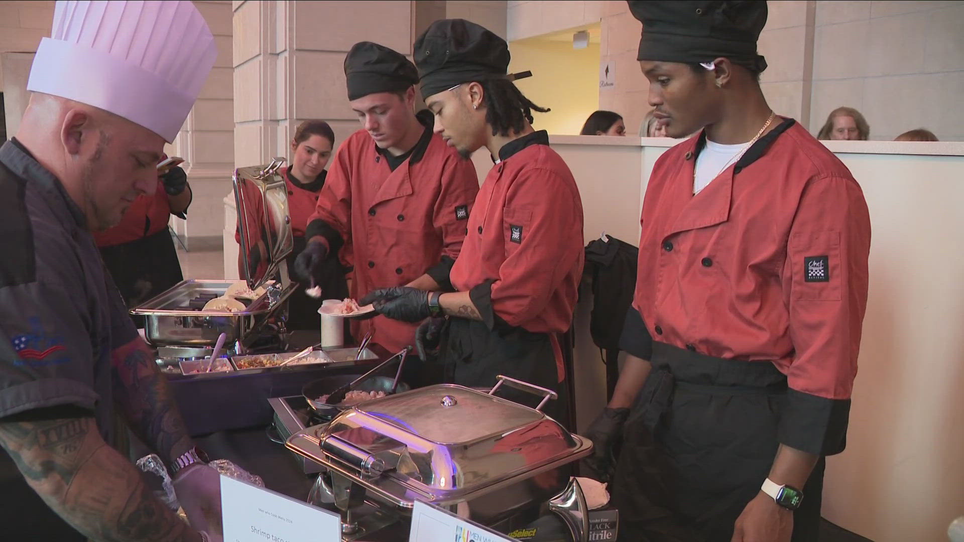 Chefs from 8 different local restaurants had tasting stations in efforts to raise money for Crisis Services.