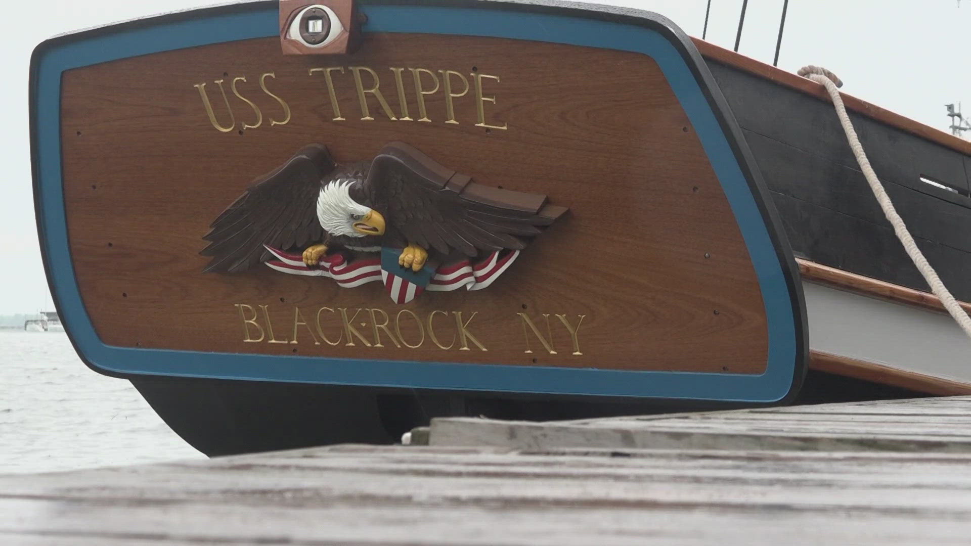 The replica was put together by volunteers, which will be on display at Canalside. 