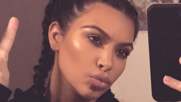 Its Her Childs Fault She Appropriate Black Culture Kim Kardashian  Claims She Wears Braided Hairstyles at Daughter North Wests Beckoning to  Match
