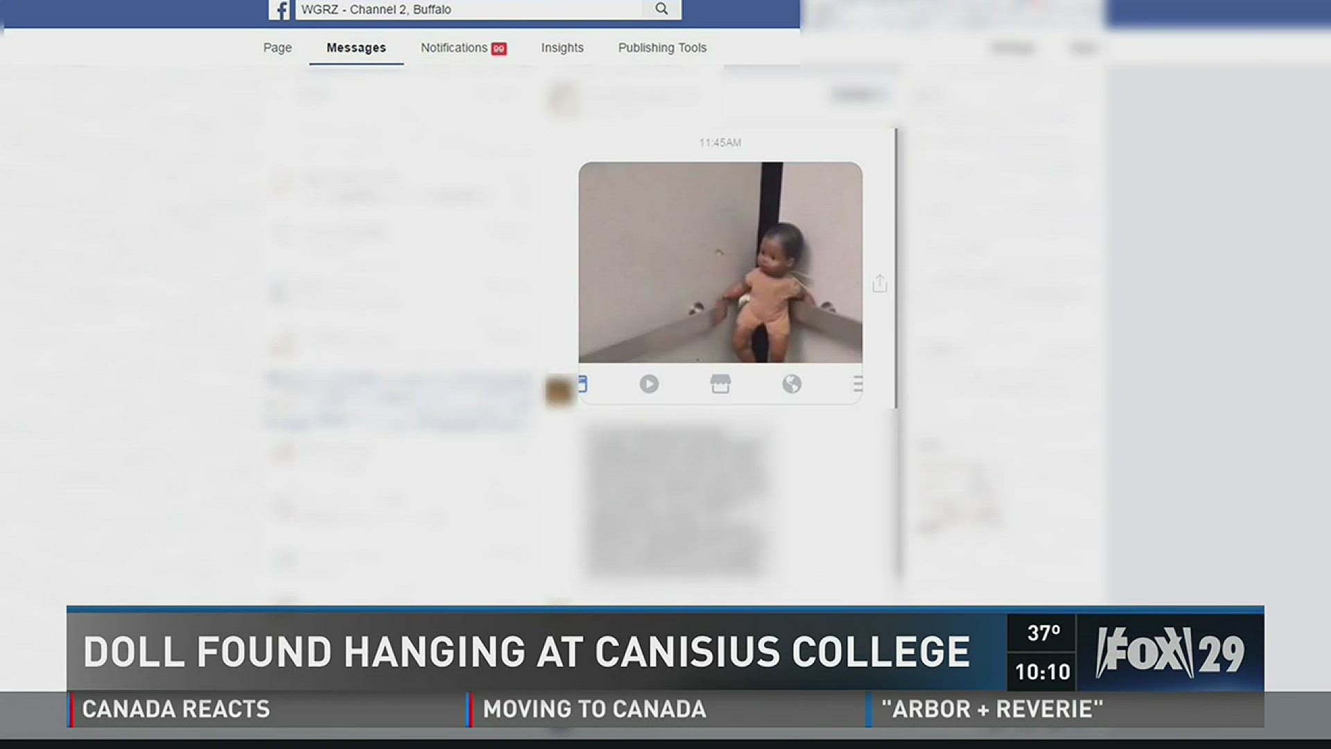 Doll Found Hanging At Canisius College
