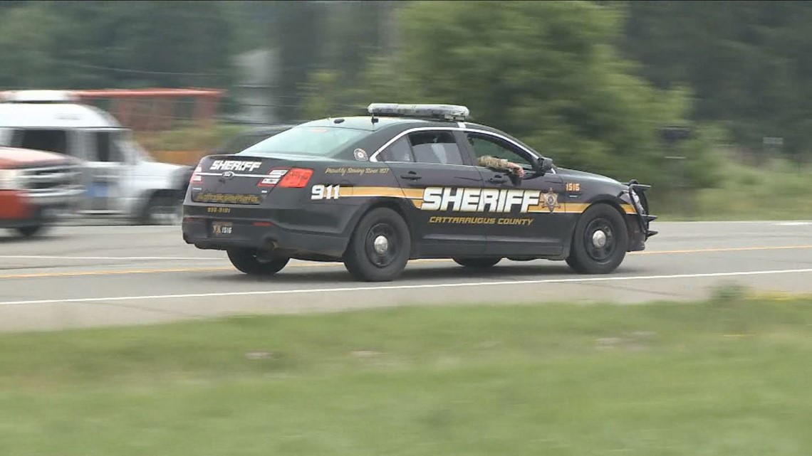 Cattaraugus County Sheriff's Office says woman who was driving car involved in an accident has