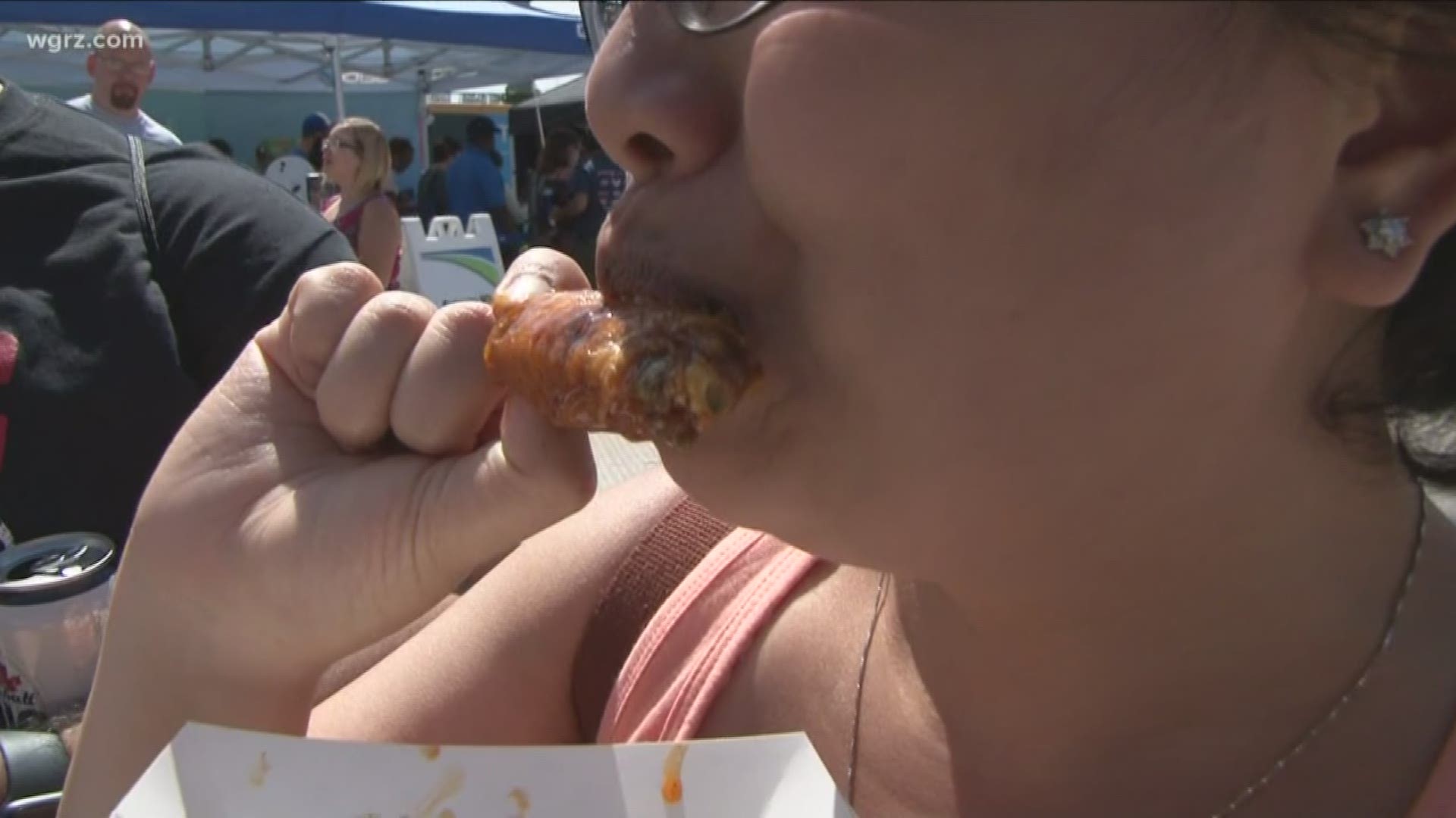 The National Wing Fest kicked off this afternoon at Sahlen Field.
