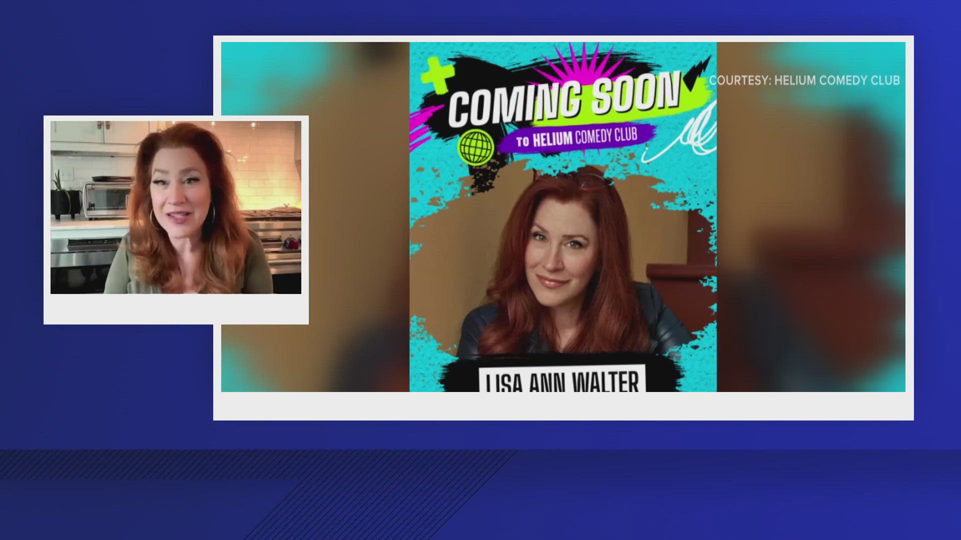 Lisa Ann Walter performing at Helium Comedy 