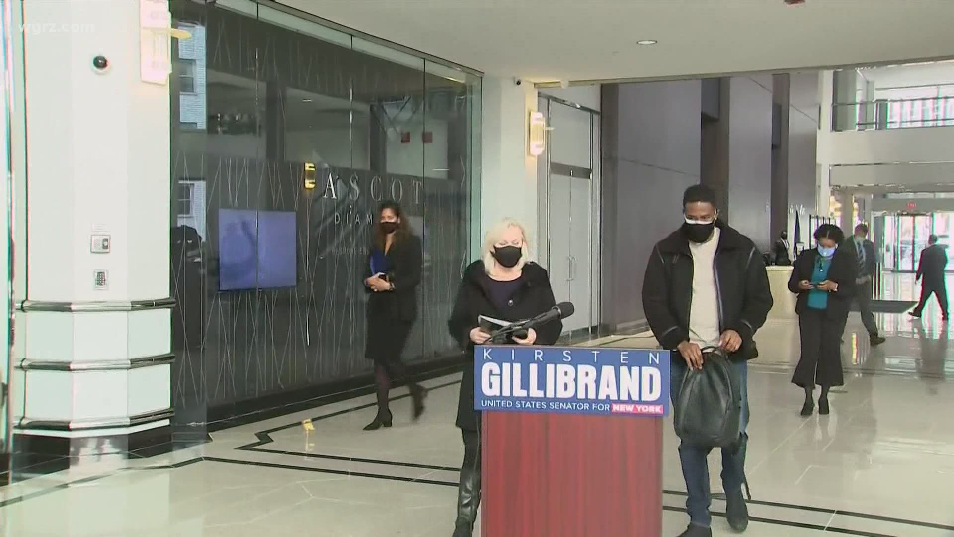 Senator Kristen Gillibrand reaffirmed her belief that Governor Cuomo should resign due to sexual harassment allegations.