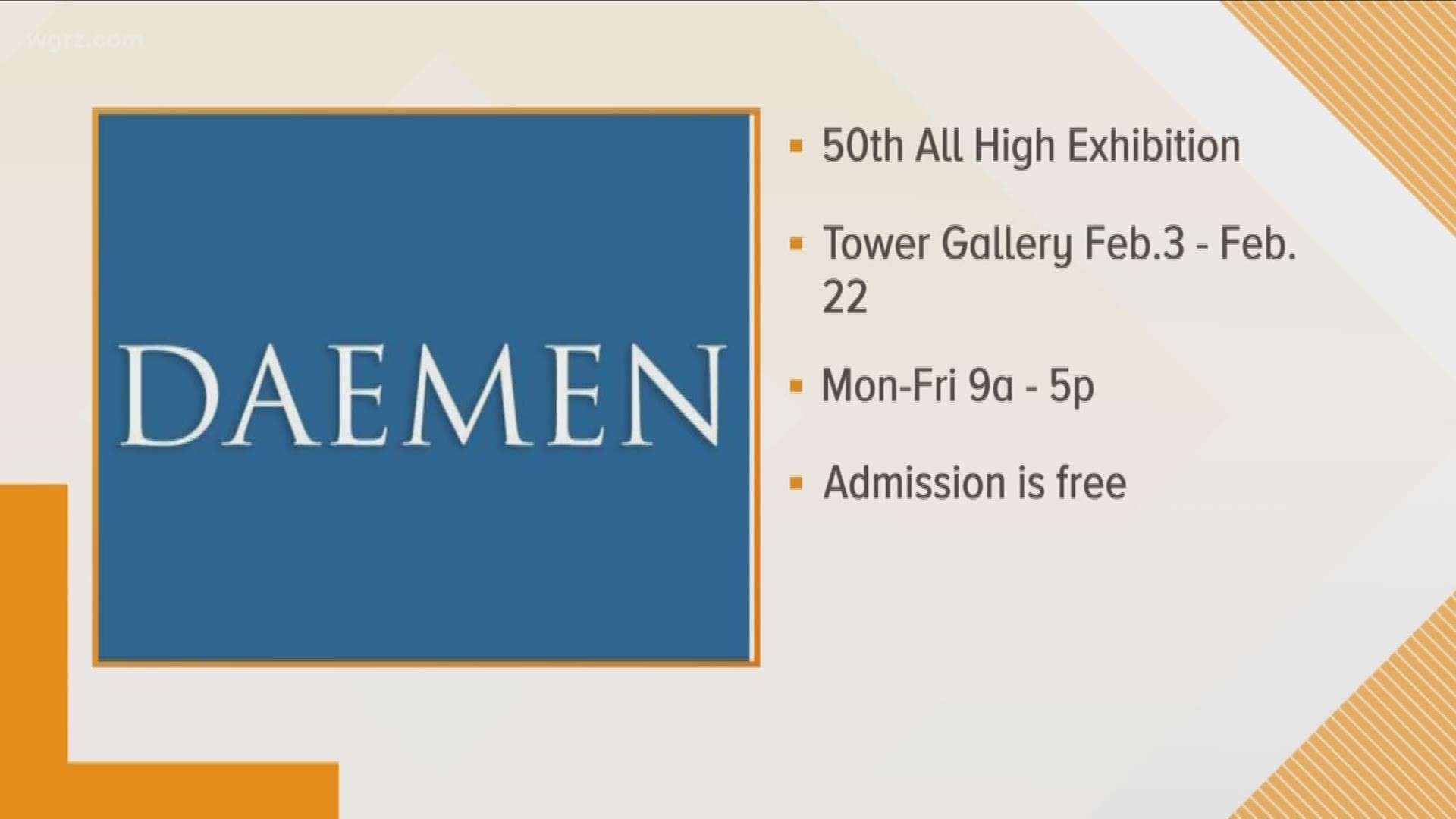 Check out a special art exhibition at Daemen College now through February 22nd at the Elizabeth C. Tower Gallery on campus.