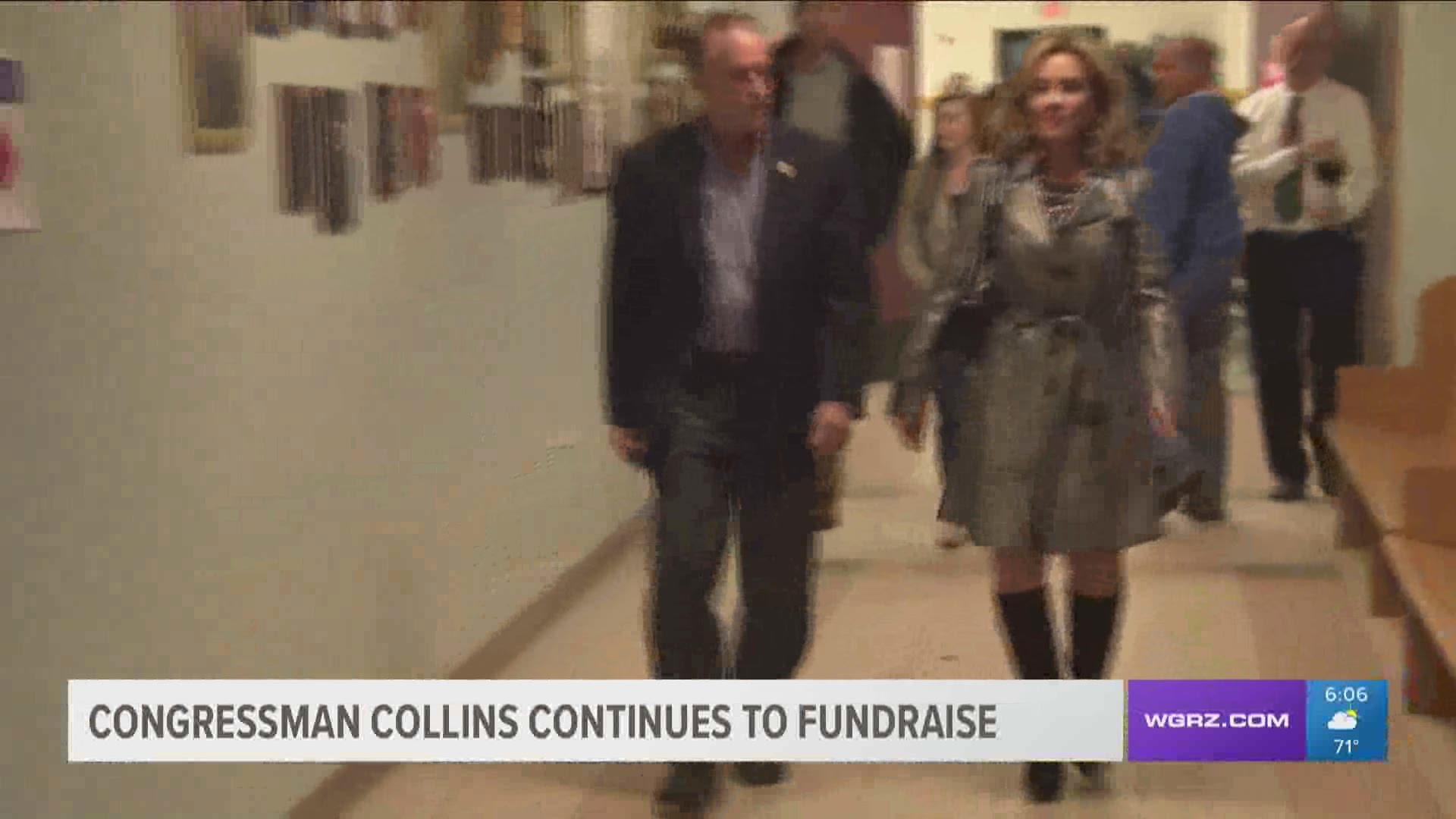 He says donations have been harder to come by since his indictment last August on federal insider trading charges.