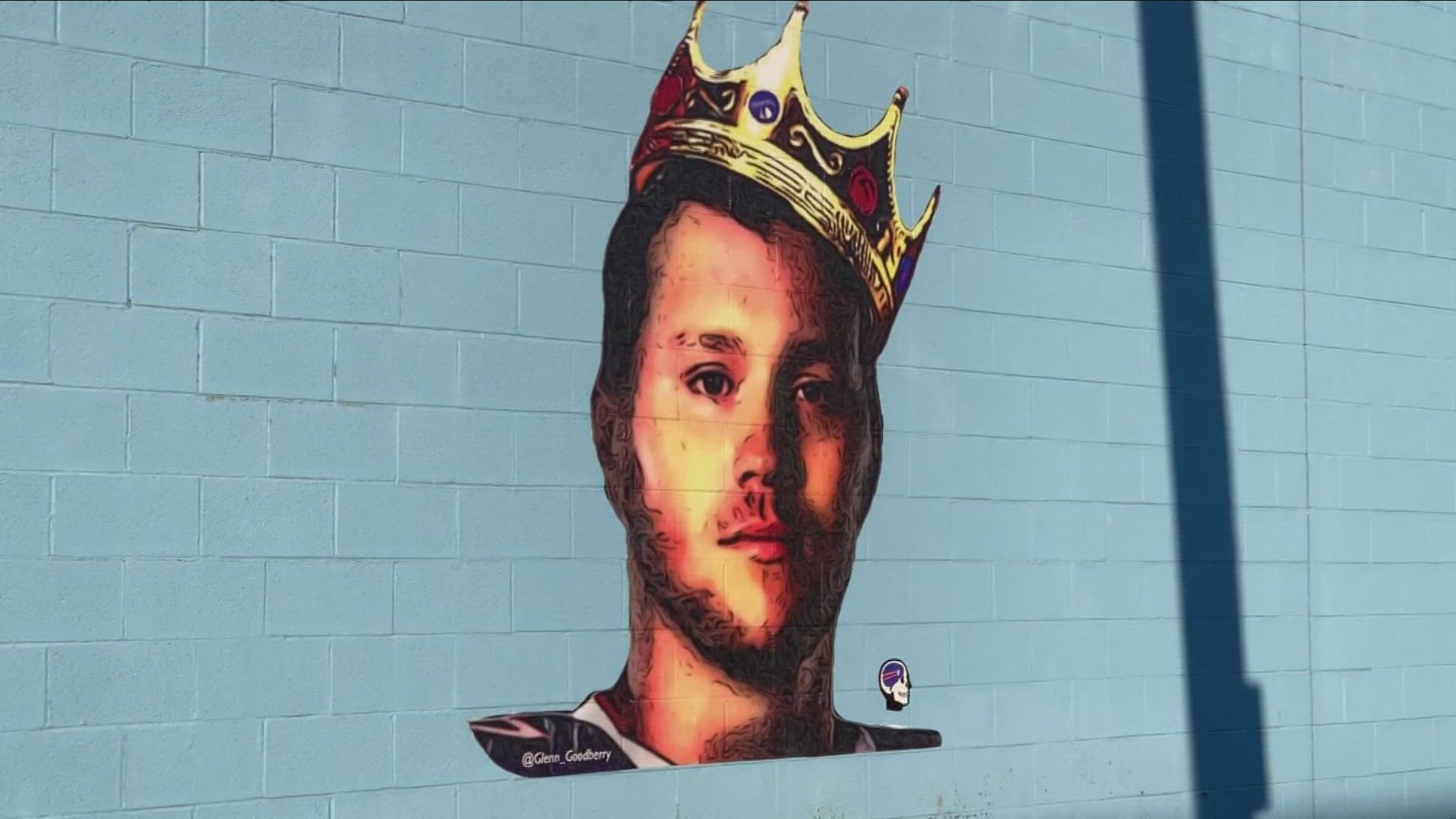 A new mural of King Josh in Niagara Falls