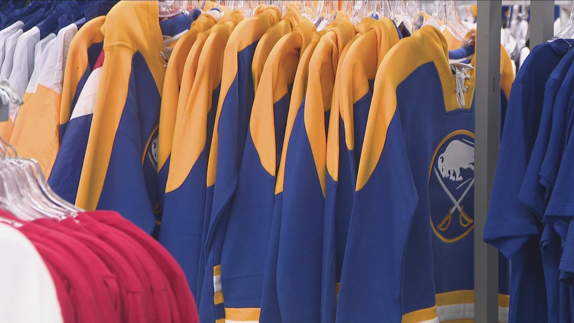 Business owners say Sabres items in general are flying off the shelves.