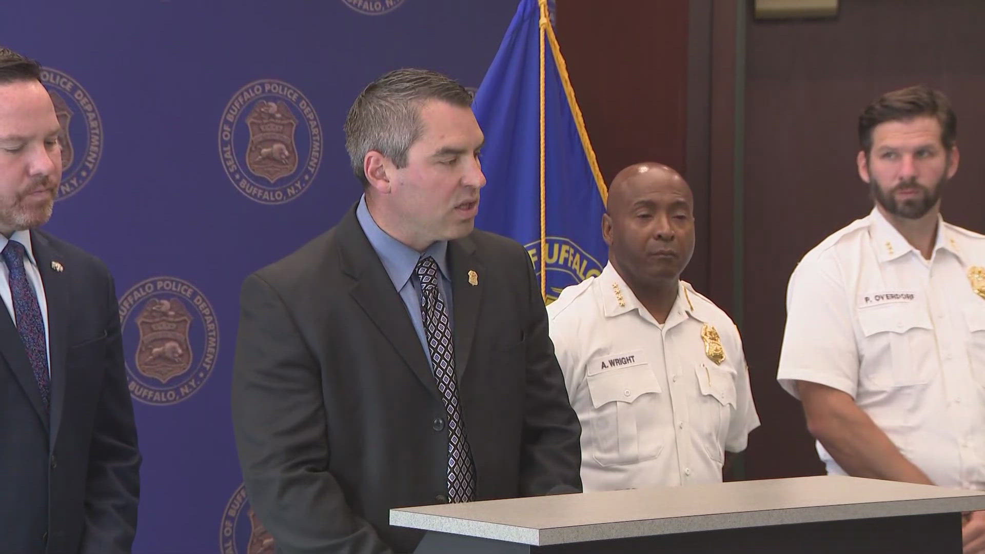 Buffalo Police provide an update on the South Ogden St. homicide.
