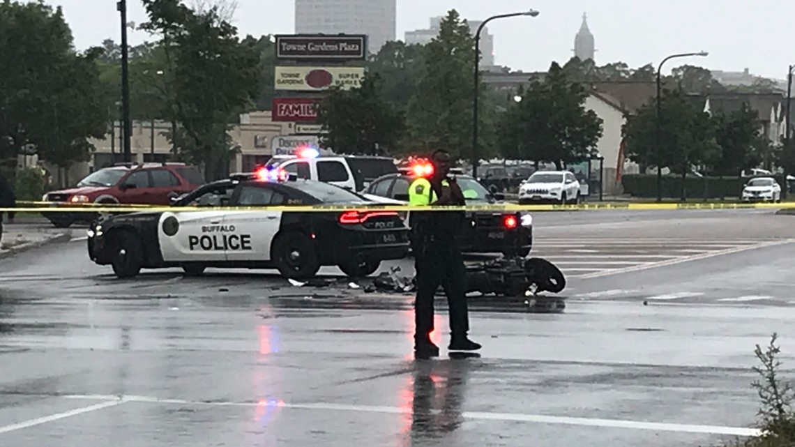 Motorcyclist injured in accident involving Buffalo police officer ...