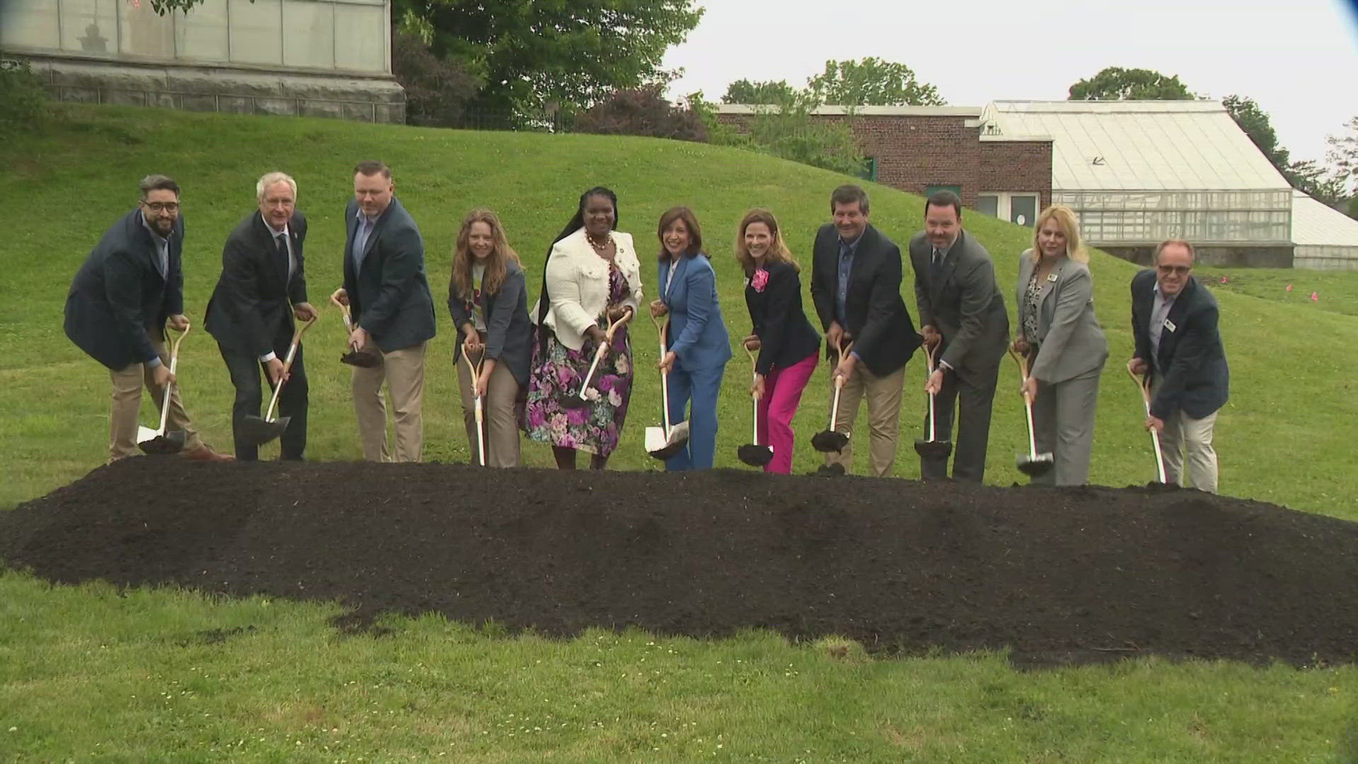 Work begins Monday morning here at the gardens. They will stay open throughout the length of the project and a grand opening celebration is planned for December 2026
