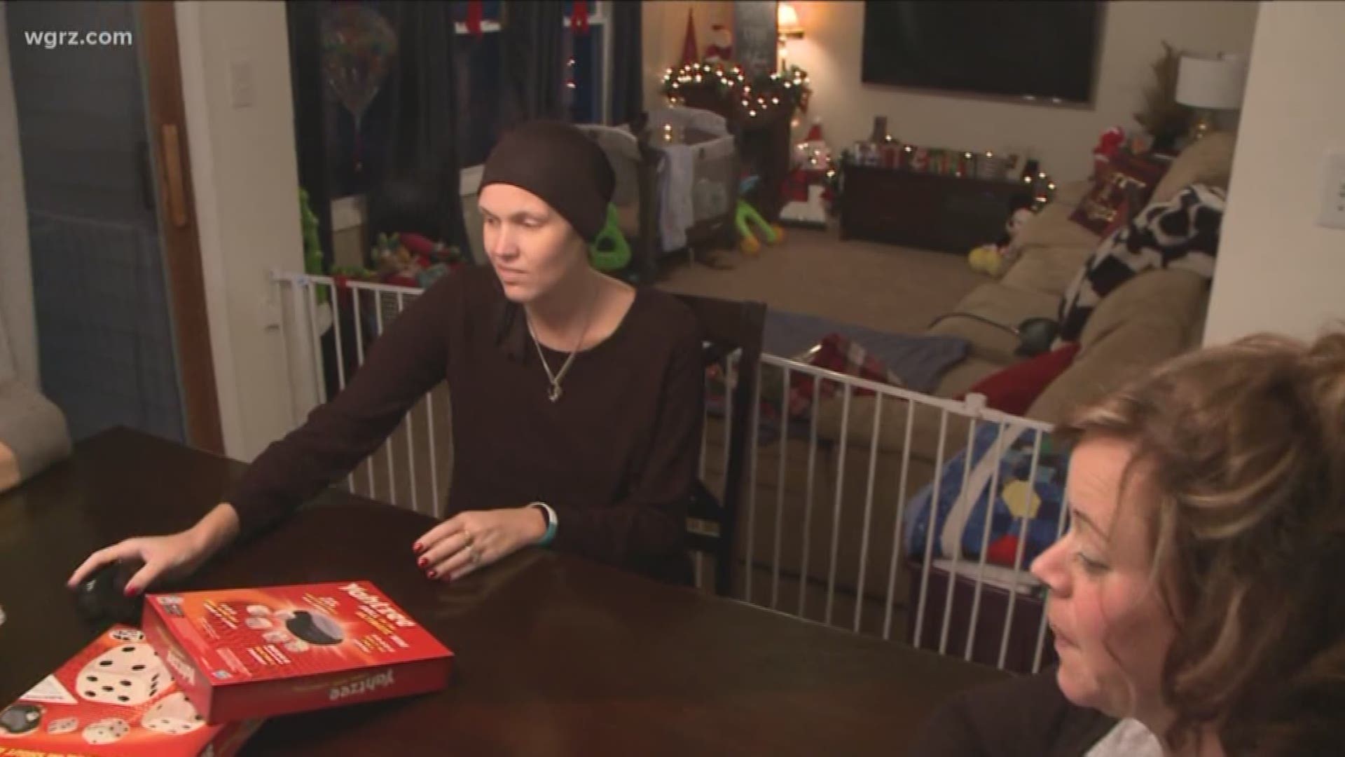 Mother battling cancer get wish for family sleepover