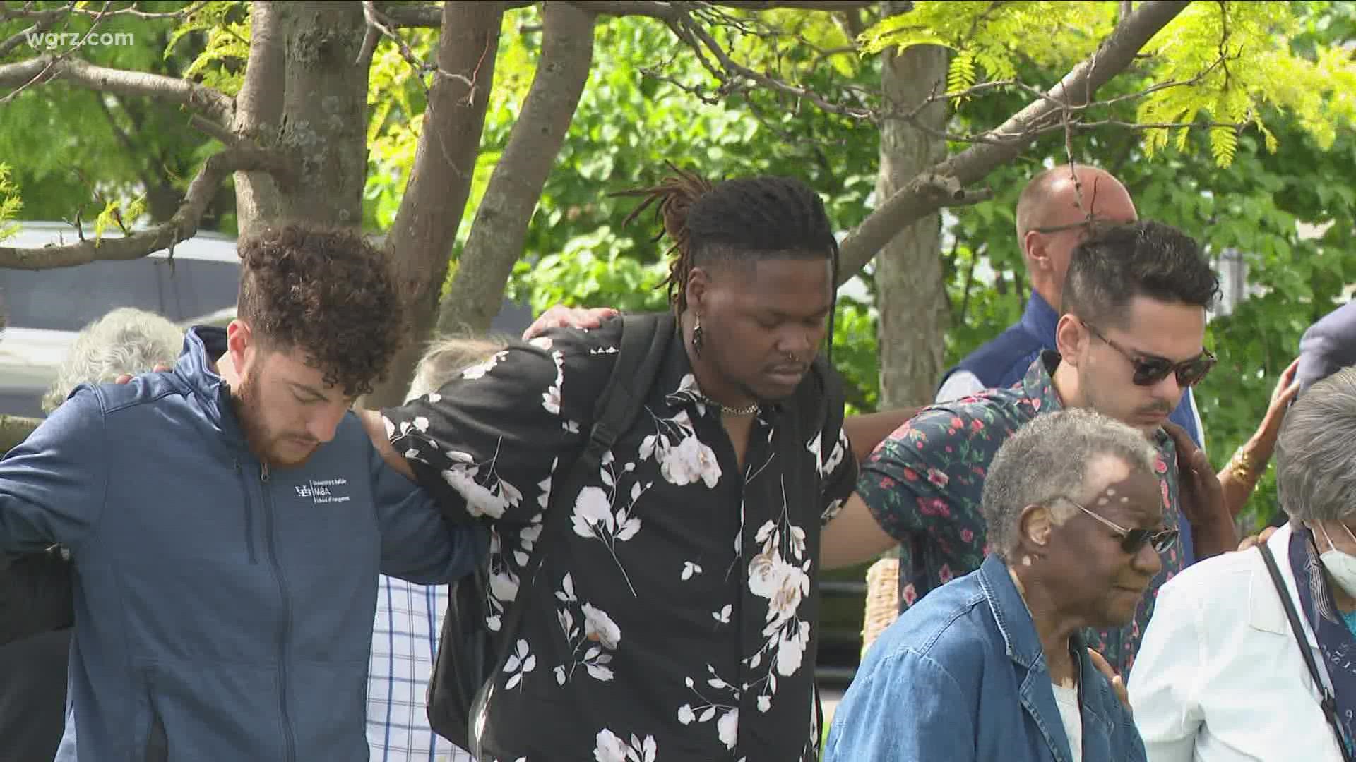 Prayer Vigil Held For The Victims Of Mass Shooting