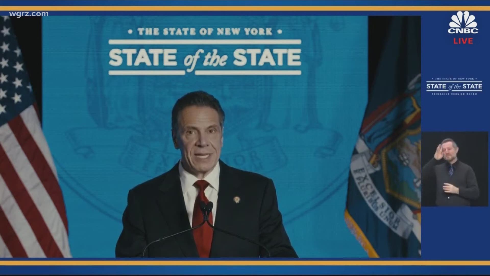 Cuomo delivered an overview of his plans for the year ahead, with more to come with specific topics in the coming days.