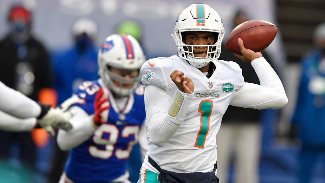 Bills trounce Dolphins, secure No. 2 seed in AFC playoffs