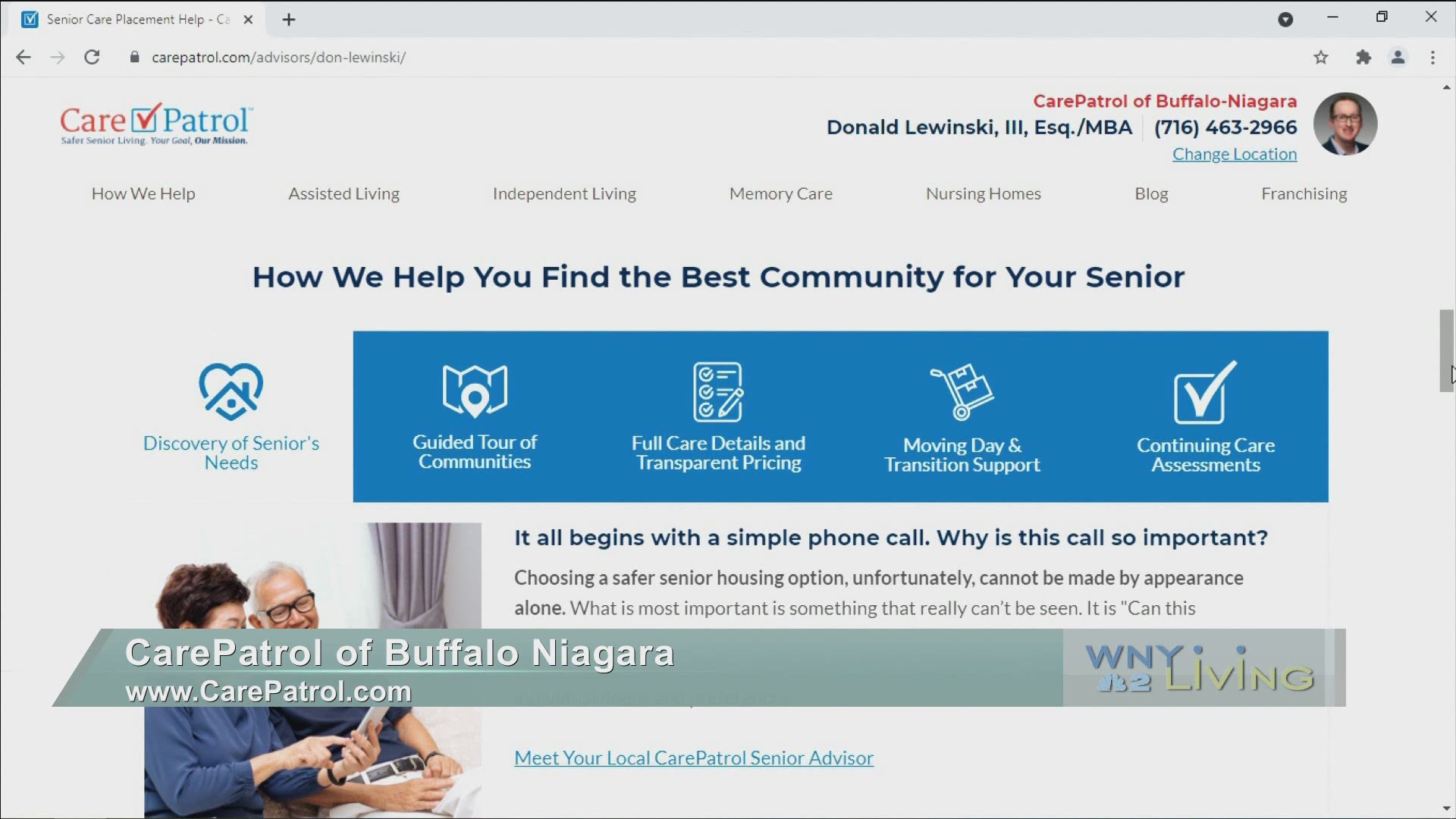 WNY Living - June 26 - CarePatrol of Buffalo Niagara (THIS VIDEO IS SPONSORED BY CAREPATROL OF BUFFALO NIAGARA)