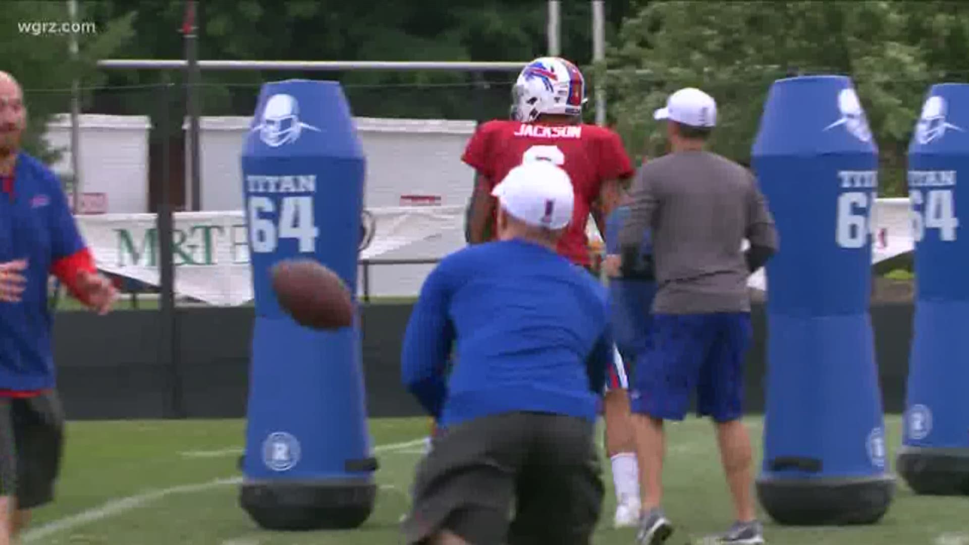 Buffalo Bills Quarterback Tyree Jackson talks about his first steps in the NFL and with the Bills.