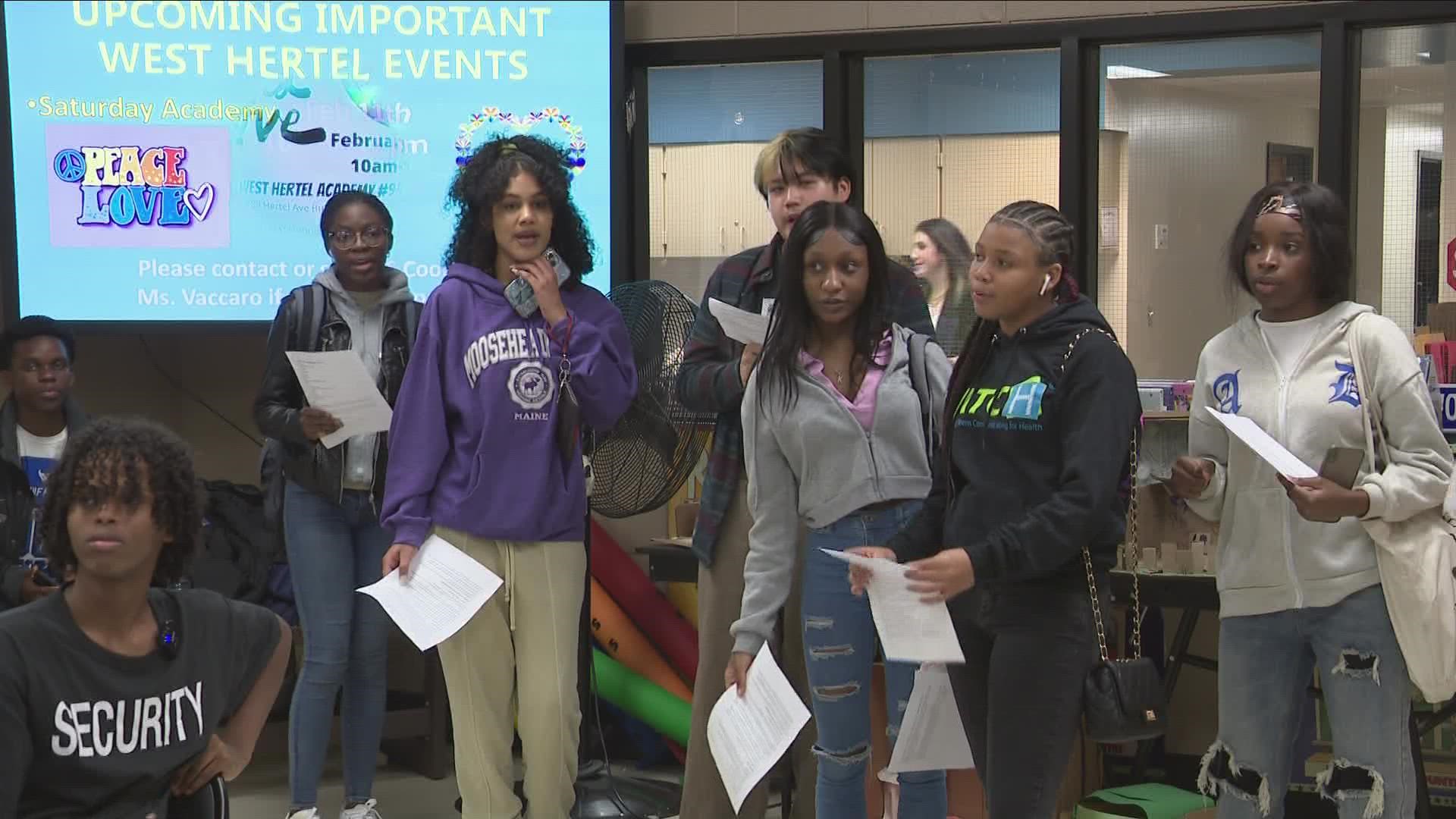 Parents, students protest BPS suspensions