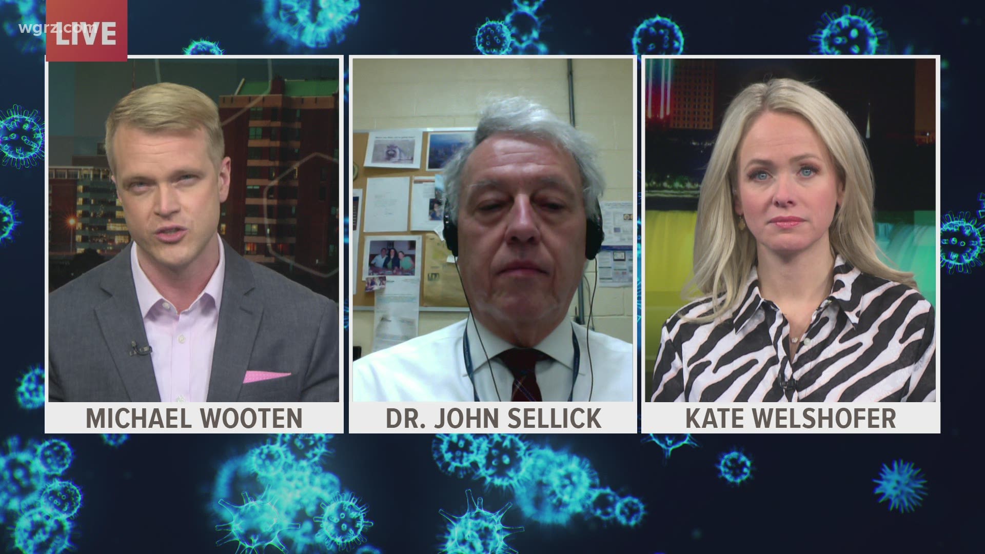 Dr. John Sellick, an epidemiologist and infectious diseases expert with Kaleida Health, UB, and the local V.A. hospital, joined our Town Hall.