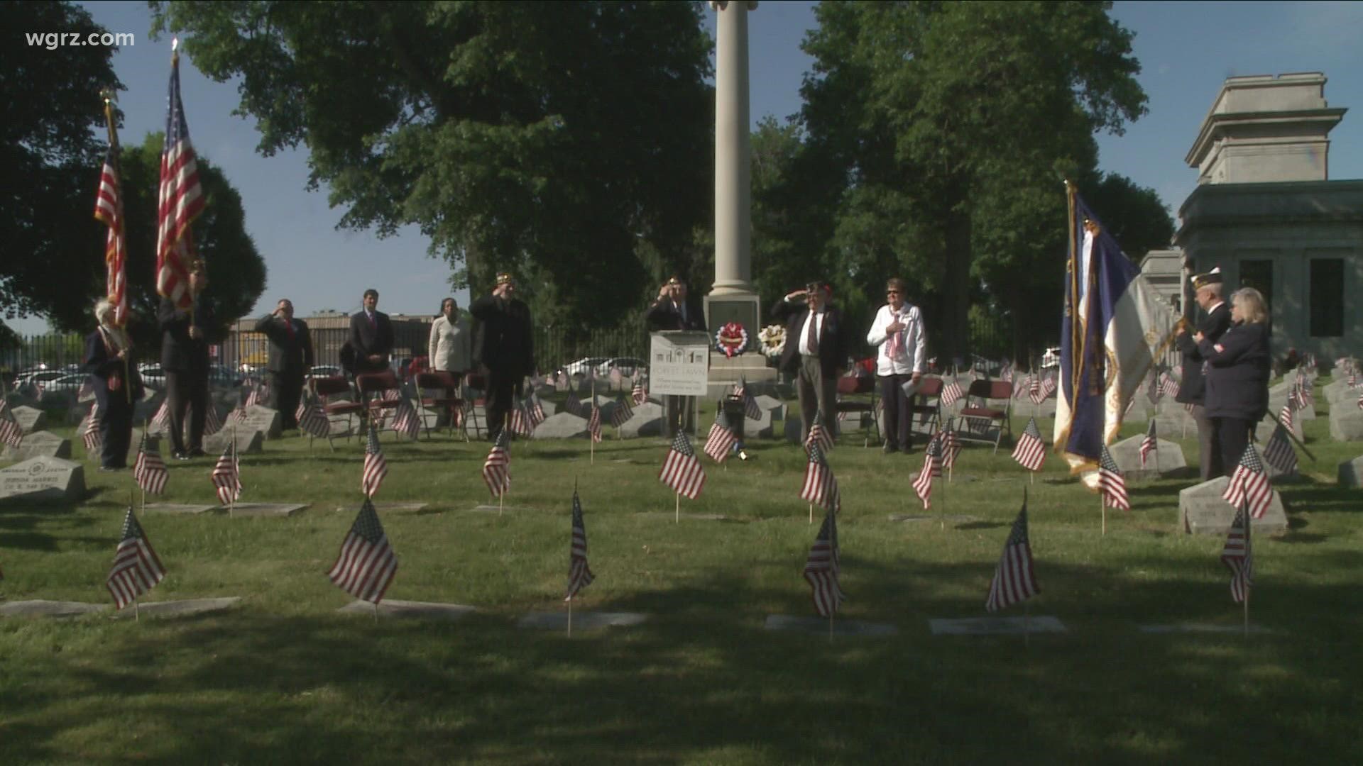 Several veterans organizations and Forest Lawn Cemetery will honor those who died while fighting for our freedom