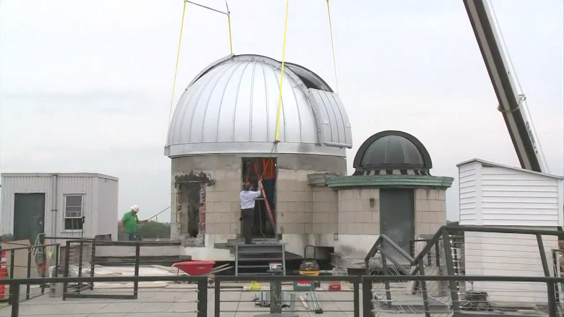 Dome Construction Begins on Planetarium at the New Bell Museum