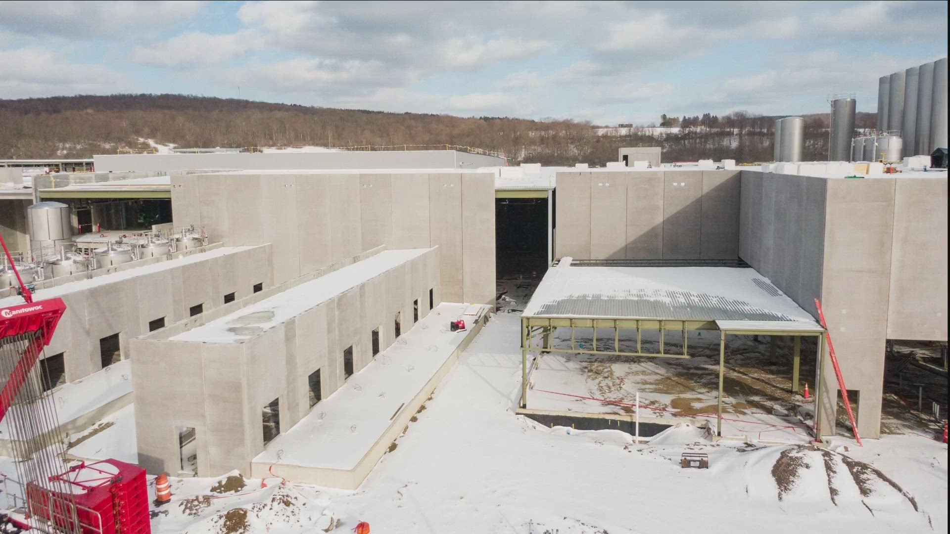 The plant should be ready by early 2024. It will replace an aging facility in the Allegany County Town of Belvidere, where 230 people are employed.