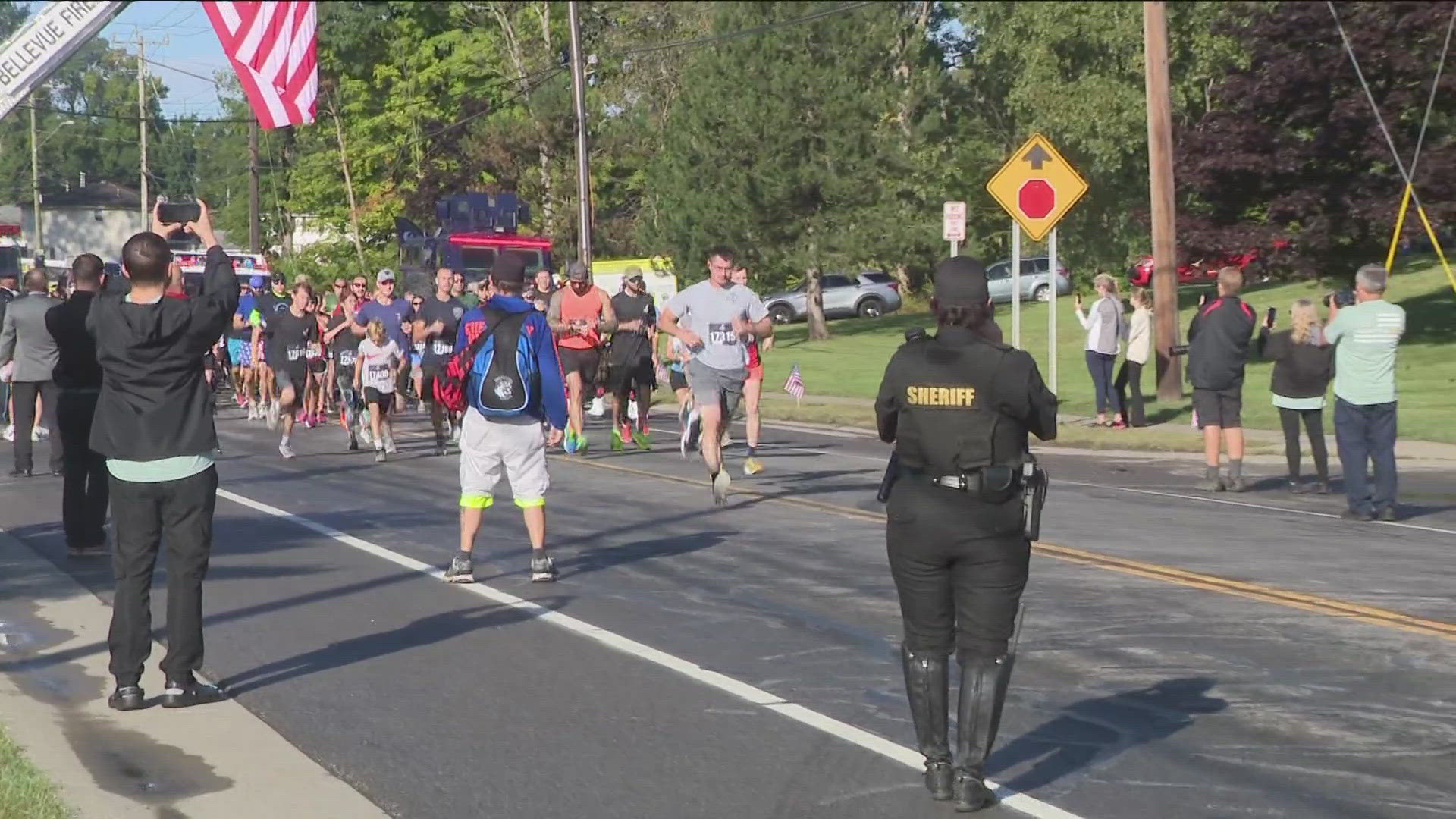 The event honors Stephen Siller, a New York City firefighter who lost his life on 9/11. It also helps raise money for the nonprofit created in his memory.