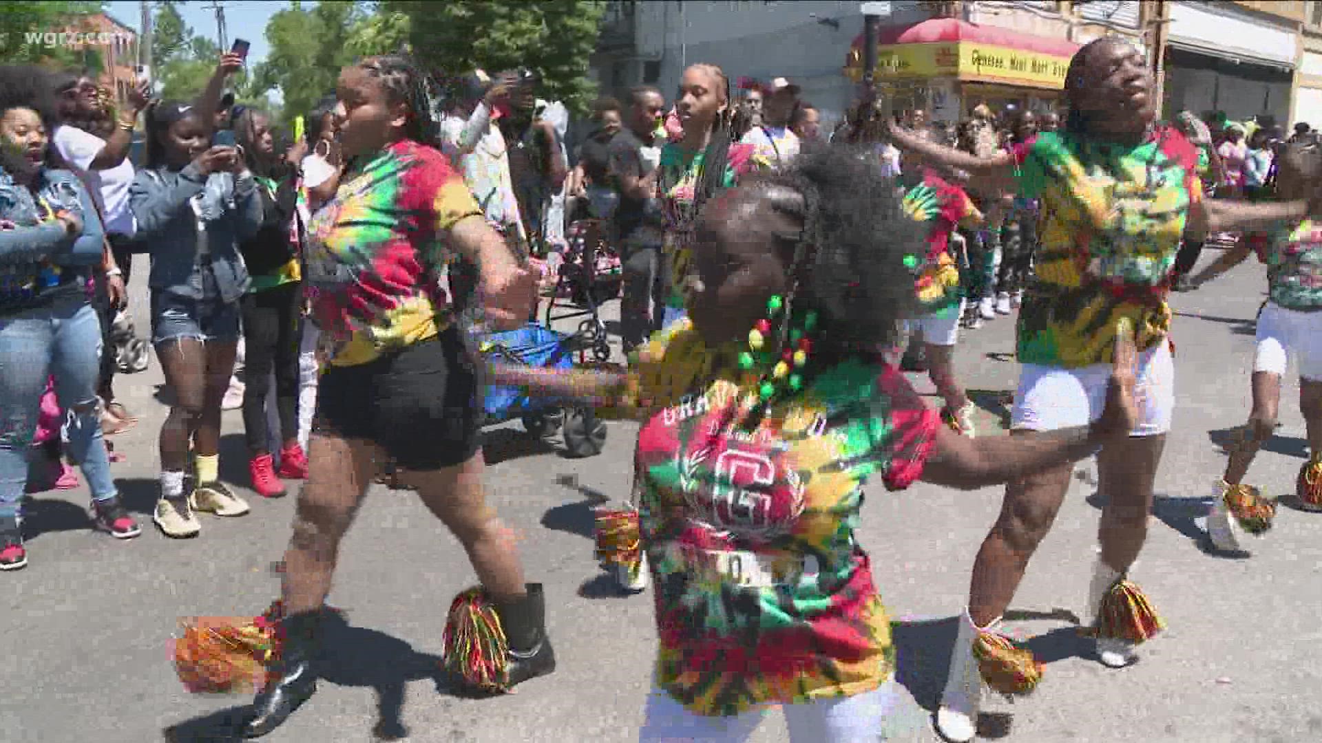 Buffalo has one of the country's largest Juneteenth celebrations outside of Texas and today was all about the parade.