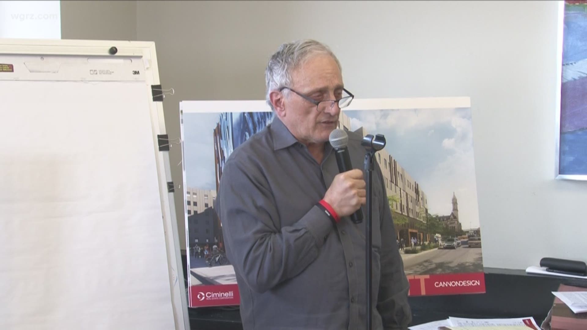 paladino upset with the lack of parking the proposal has.