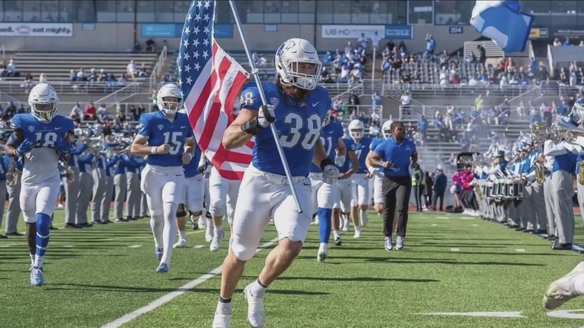 UB football player taking unconventional path to his dream of being drafted into the NFL