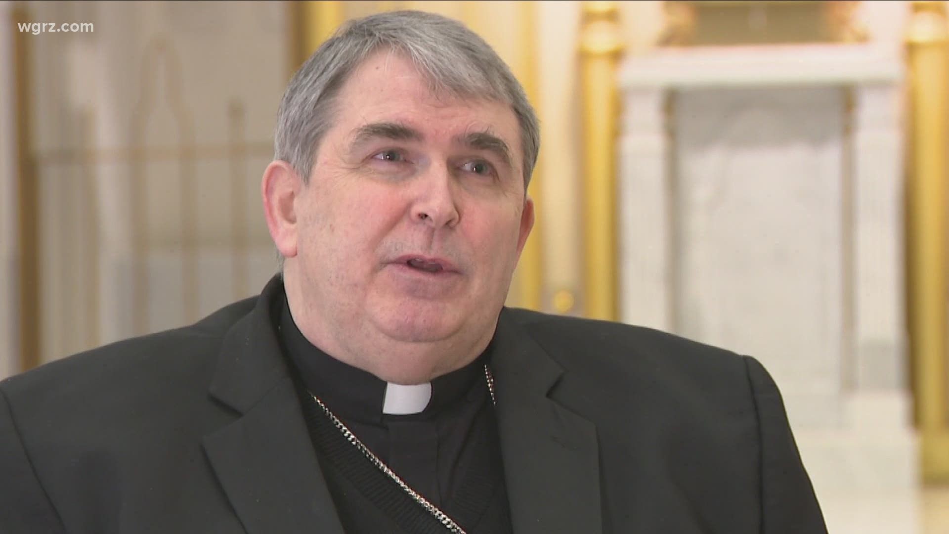 Bishop designate talks to channel 2