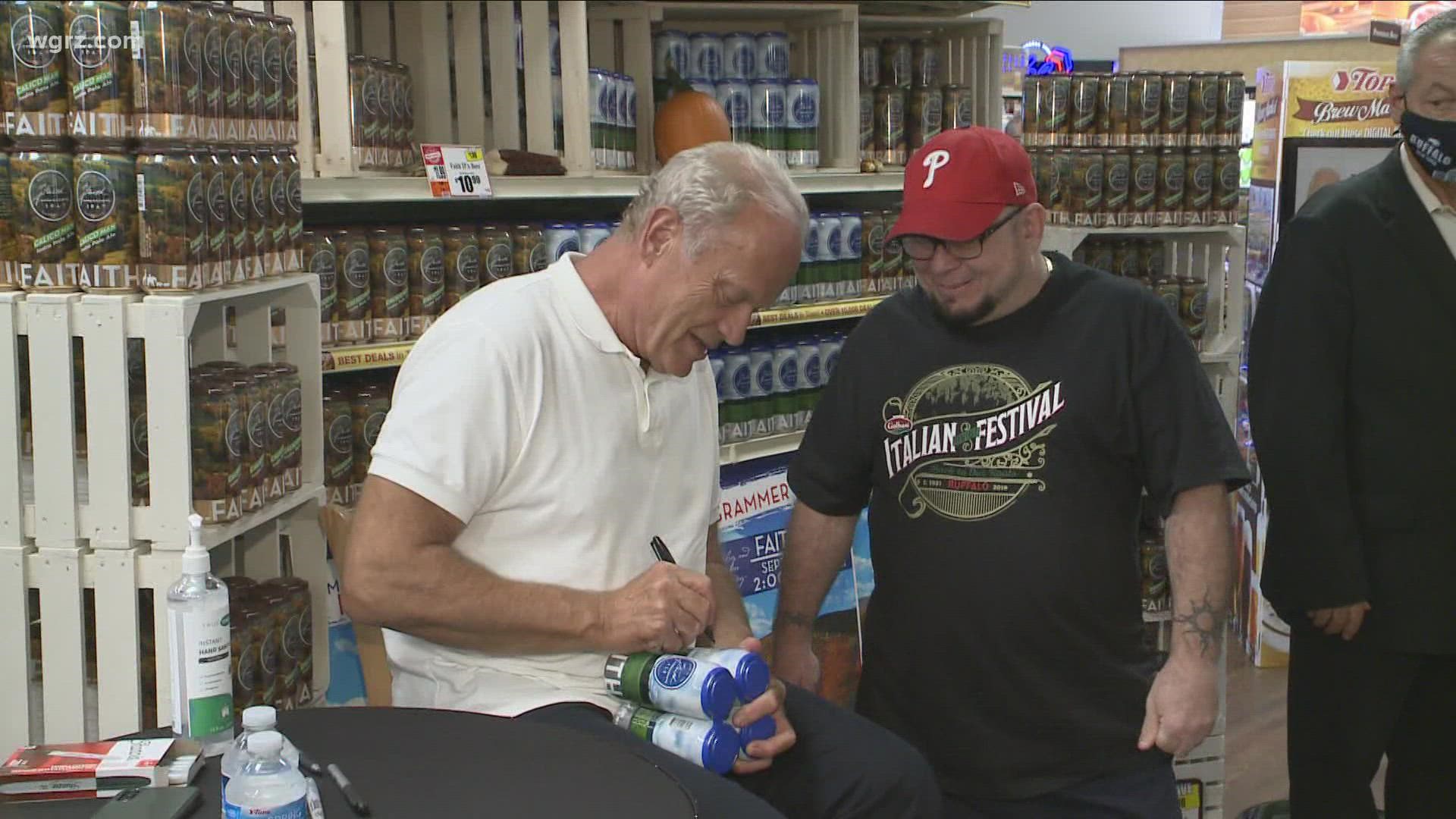 Kelsey Grammer promotes his beer in Buffalo