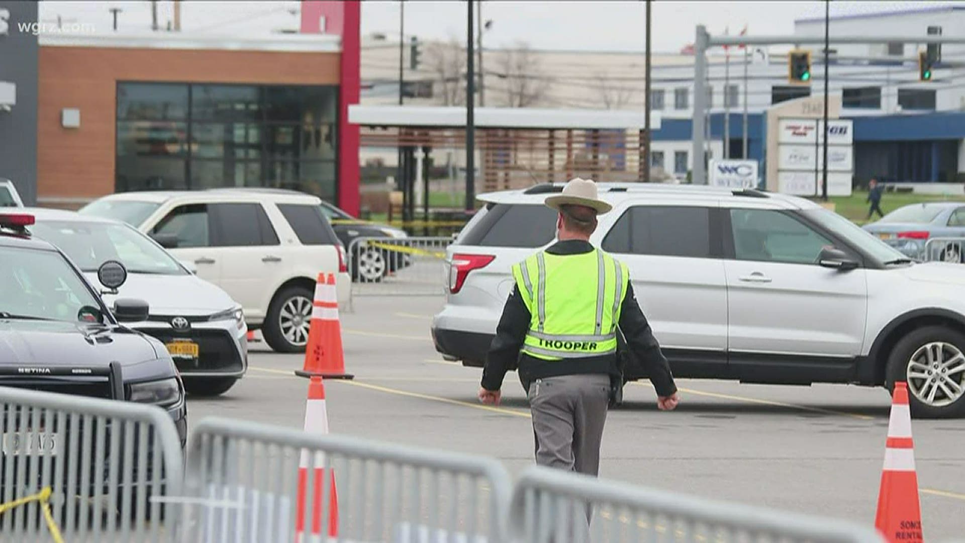 The company which is doing drive-thru testing in the Walmart parking lot in Cheektowaga tells us it can test up to 50-thousand people a day nationwide.