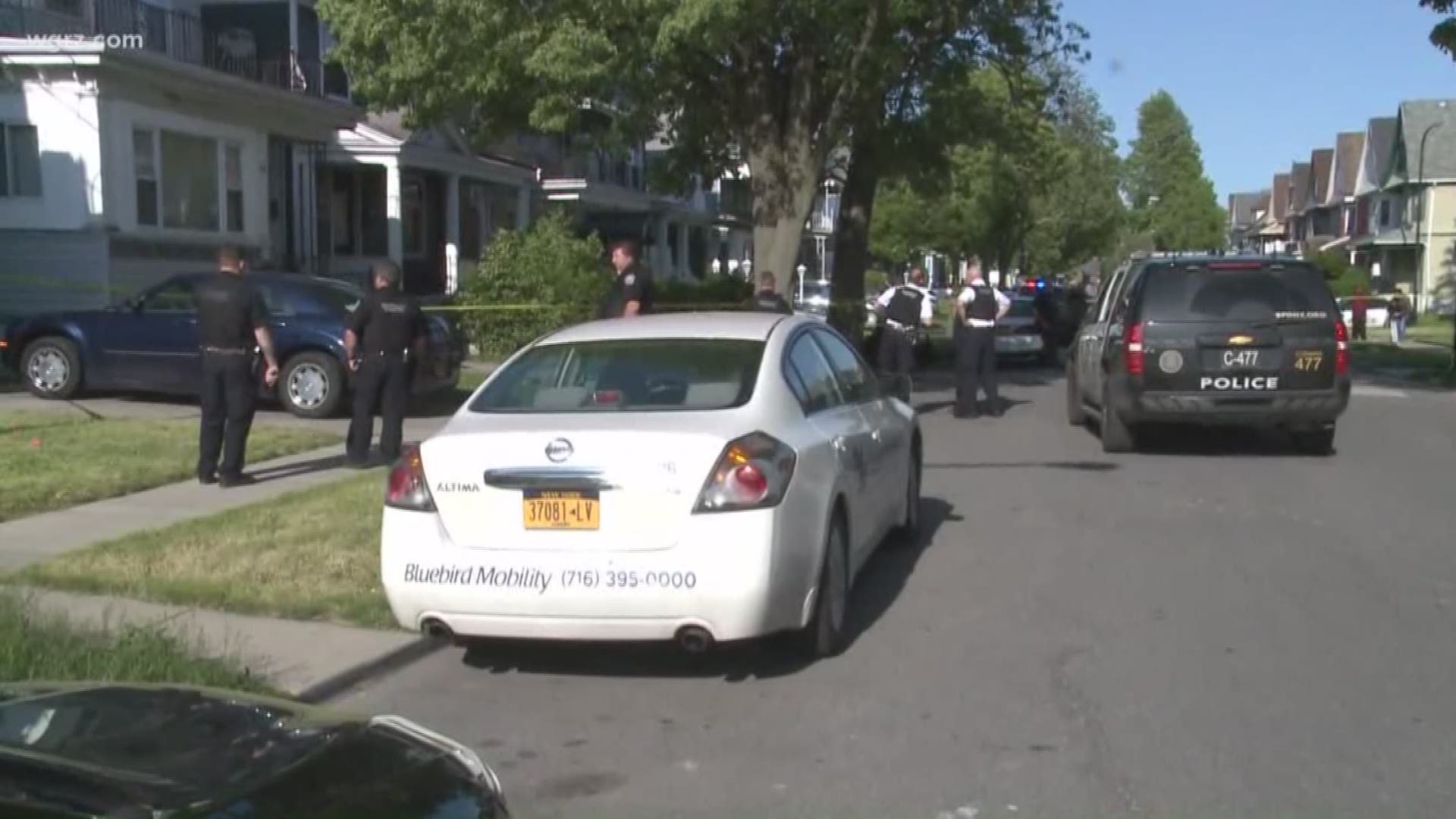 There was a double shooting on Buffalo's Eastside; on Glenwood Avenue.