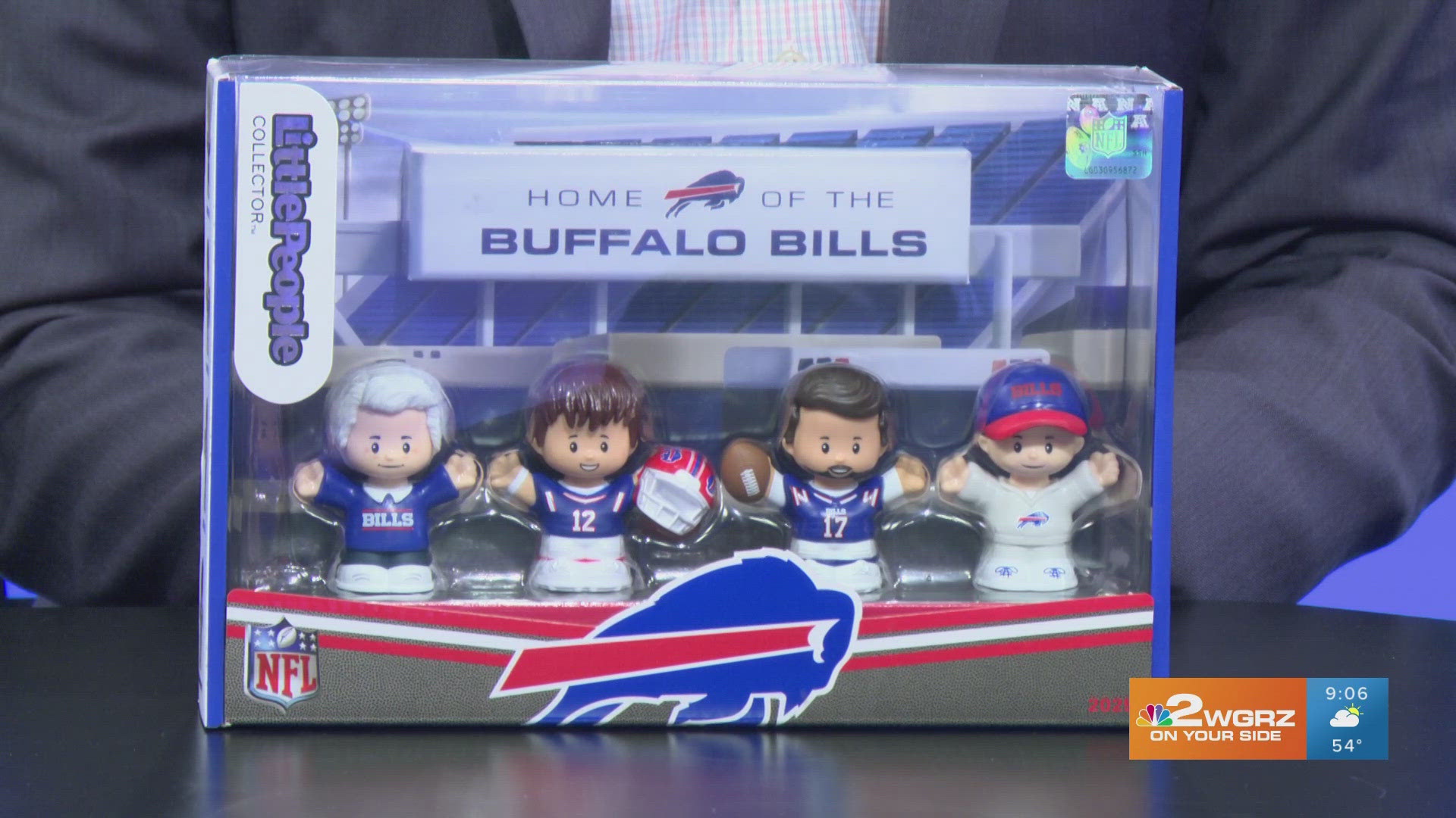 The Buffalo Bills Little People collectors set launches Sunday, Aug. 3