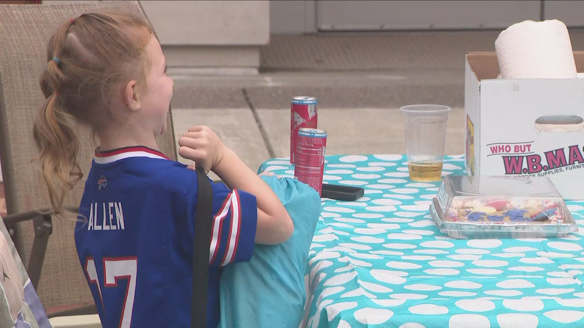 A block party is taking place in the village tonight for fans who are staying in WNY.