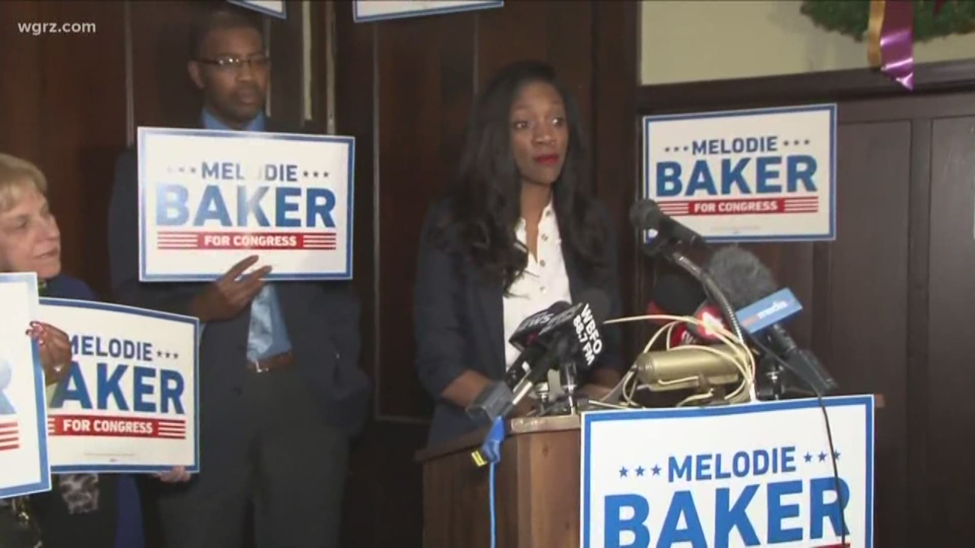 Democrat Melodie Baker announced tonight she is dropping out of the race   just a few weeks after launching her campaign.