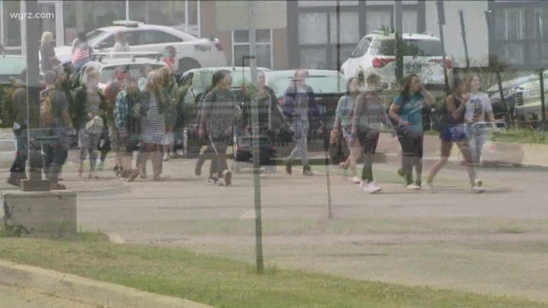 Students At Niagara Wheatfield HS Walkout For Rape Victim