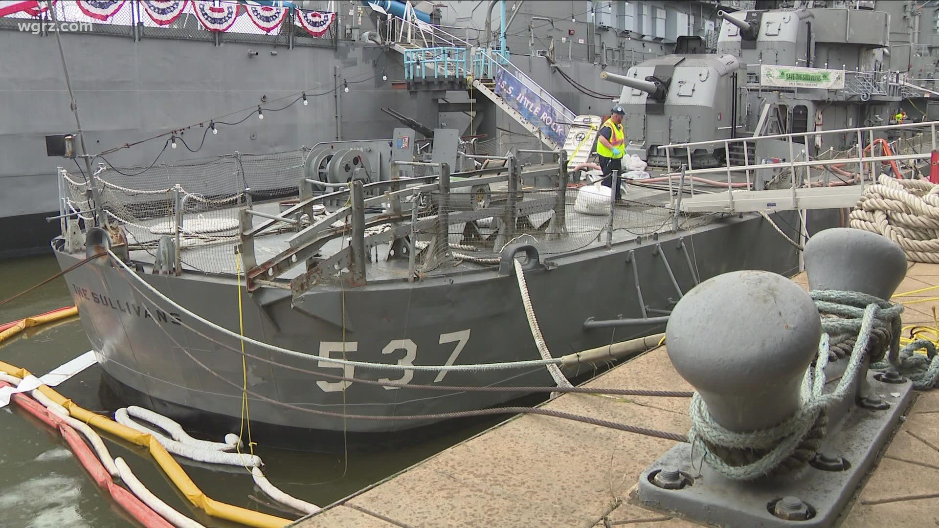 Those grants range between 50 and 750-thousand dollars... and are focused on preserving naval history.