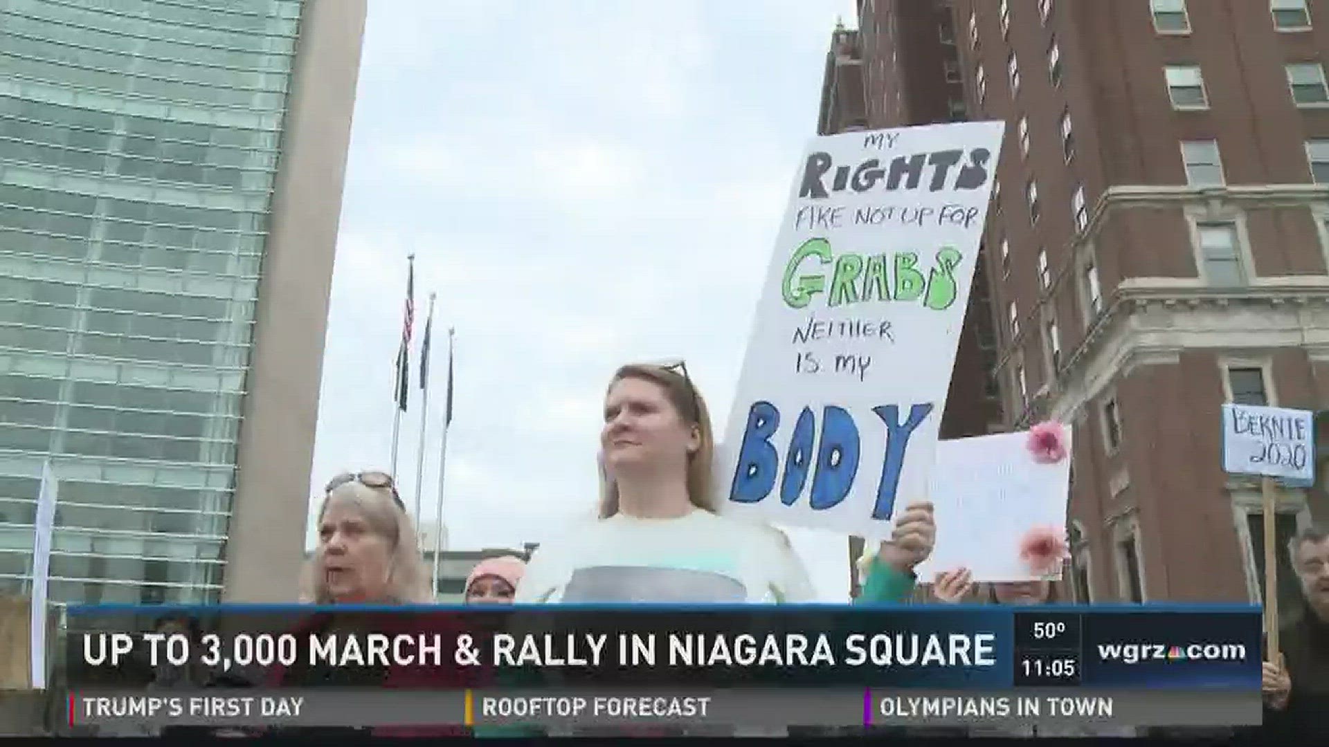 UP TO 3000 MARCH AND RALLY IN NIAGARA SQUARE